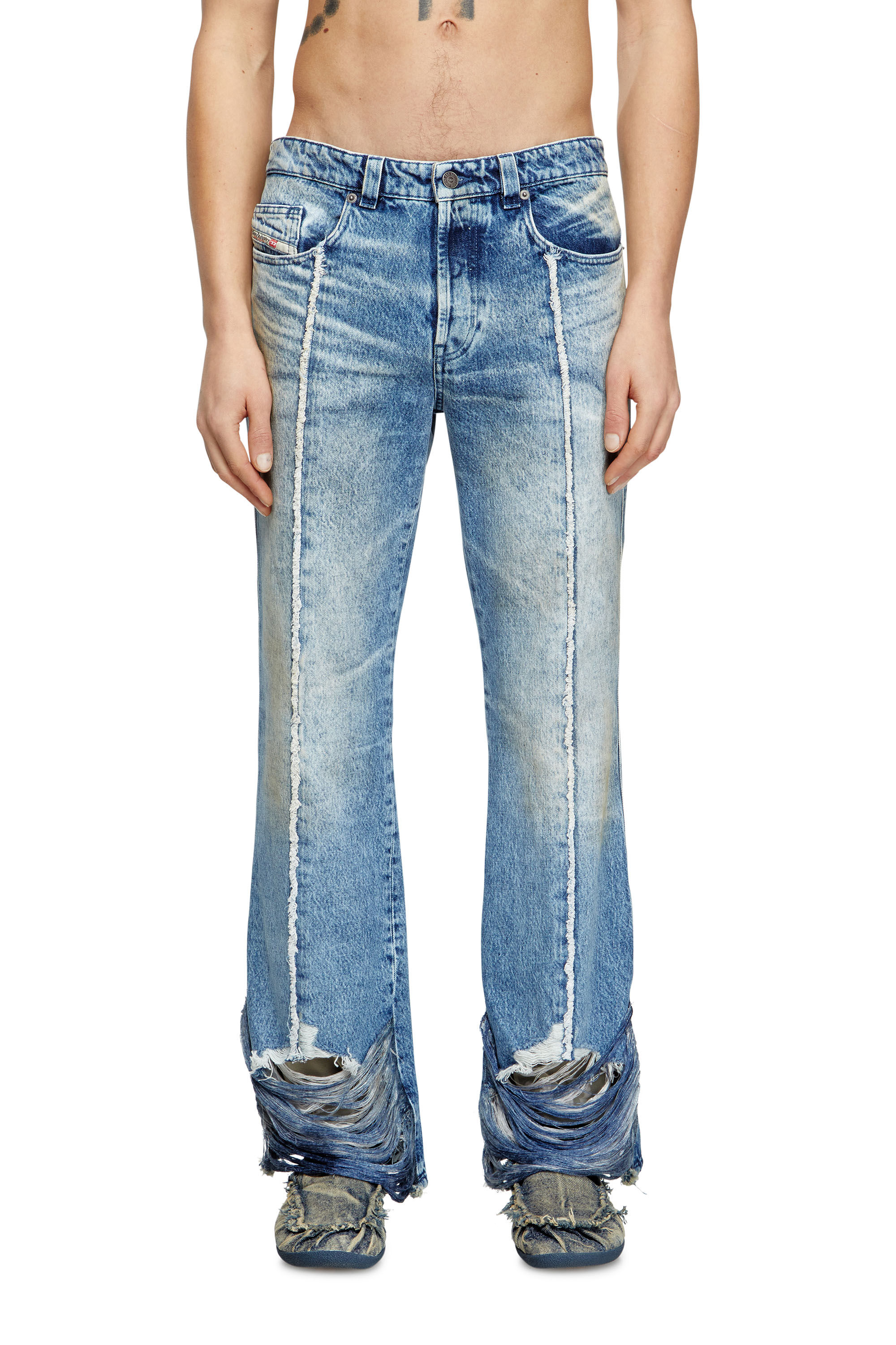 Diesel - Bootcut Jeans 1998 D-Buck 0CMBM Homme, Bleu moyen - Image 3