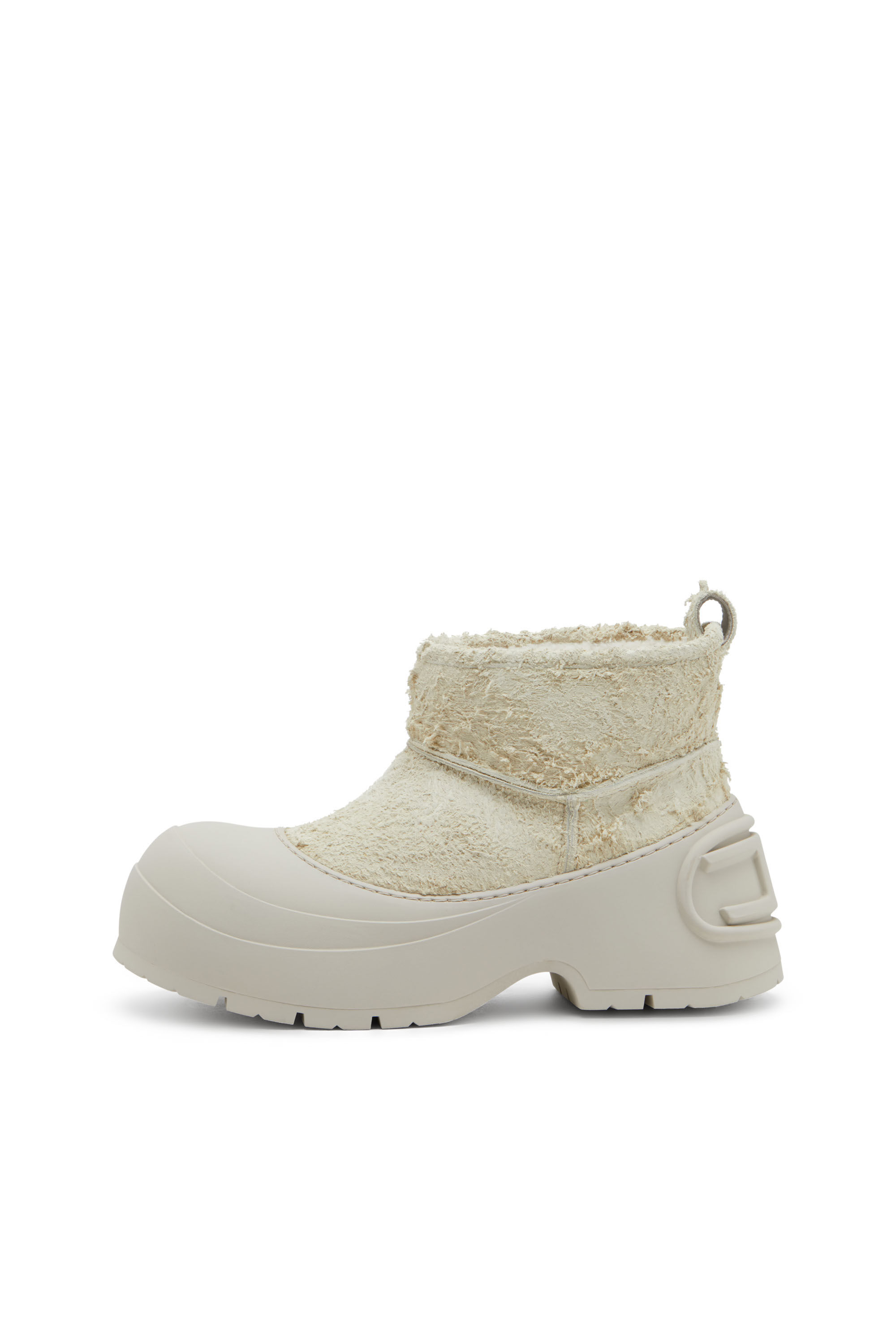 Diesel - D-DONALD MONTONE, D-Donald-Bottines épaisses avec semelle crantée Homme in Blanc - 7