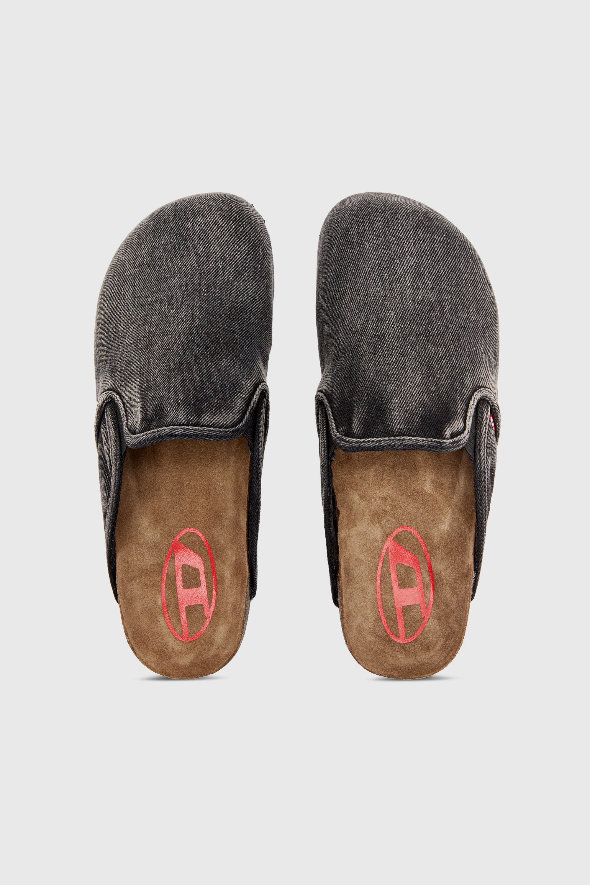 Diesel - D-WOODSTOCK SLIP-ON, D-Woodstock-Mules en denim Homme in Noir - 5