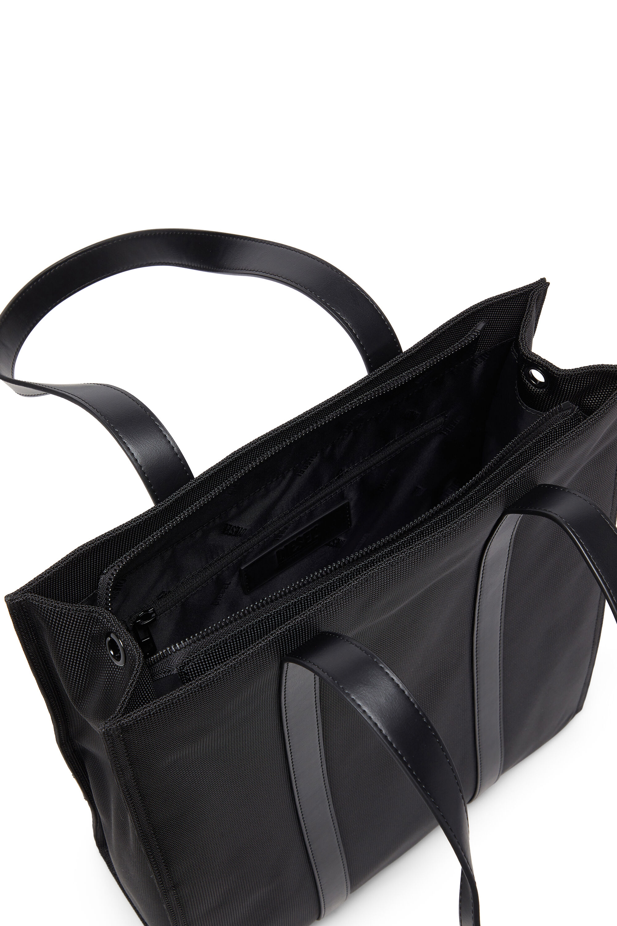 Diesel - MULTI-PKTS TOTE X, Multi-Pkts - Sac cabas avec poche &agrave; rabat et zip Mixte in Noir - 3