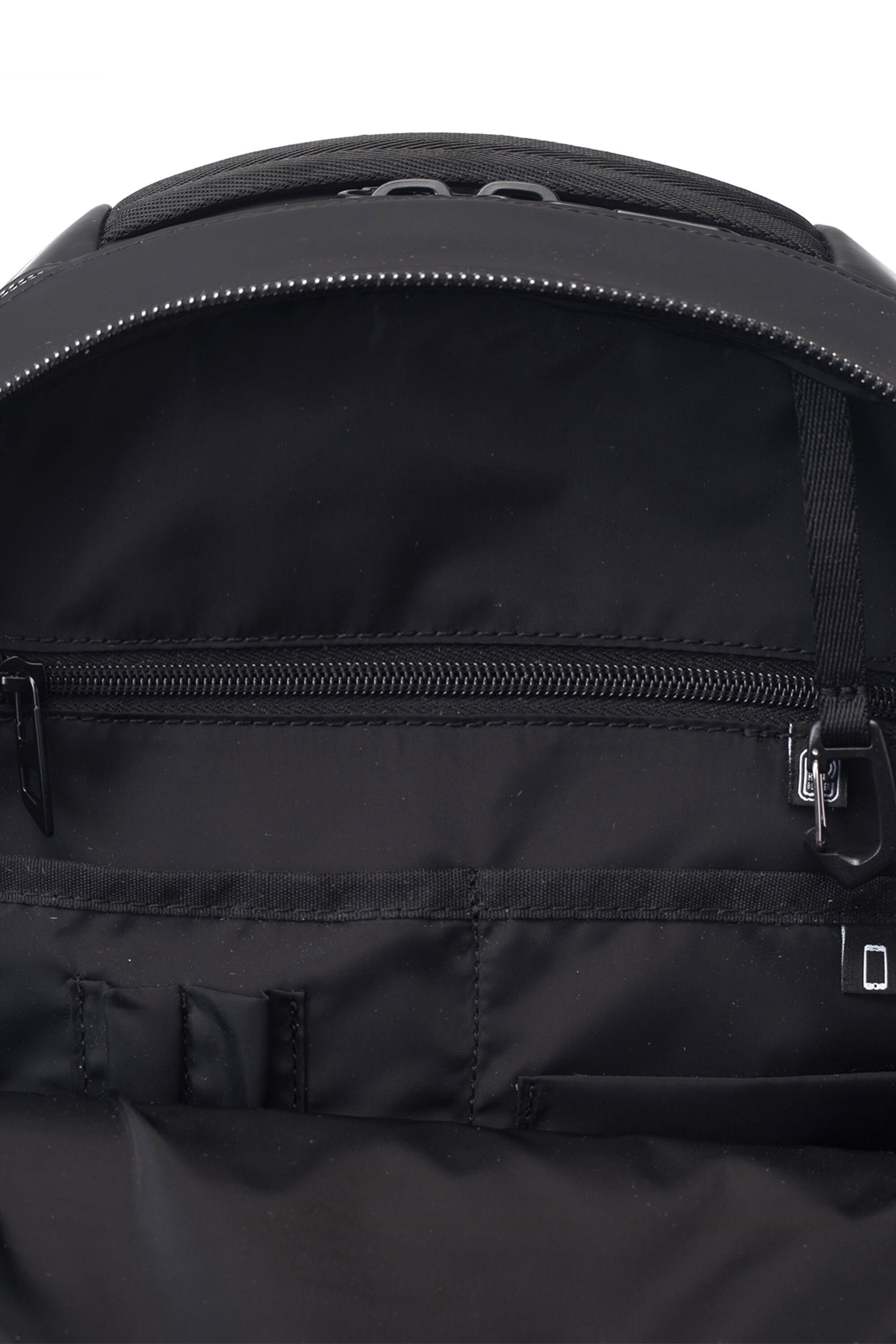 Diesel - DIESEL ALUMINUM BACKPACK DSB003, Sac &agrave; dos d'affaires fonctionnel Mixte in Noir - 6