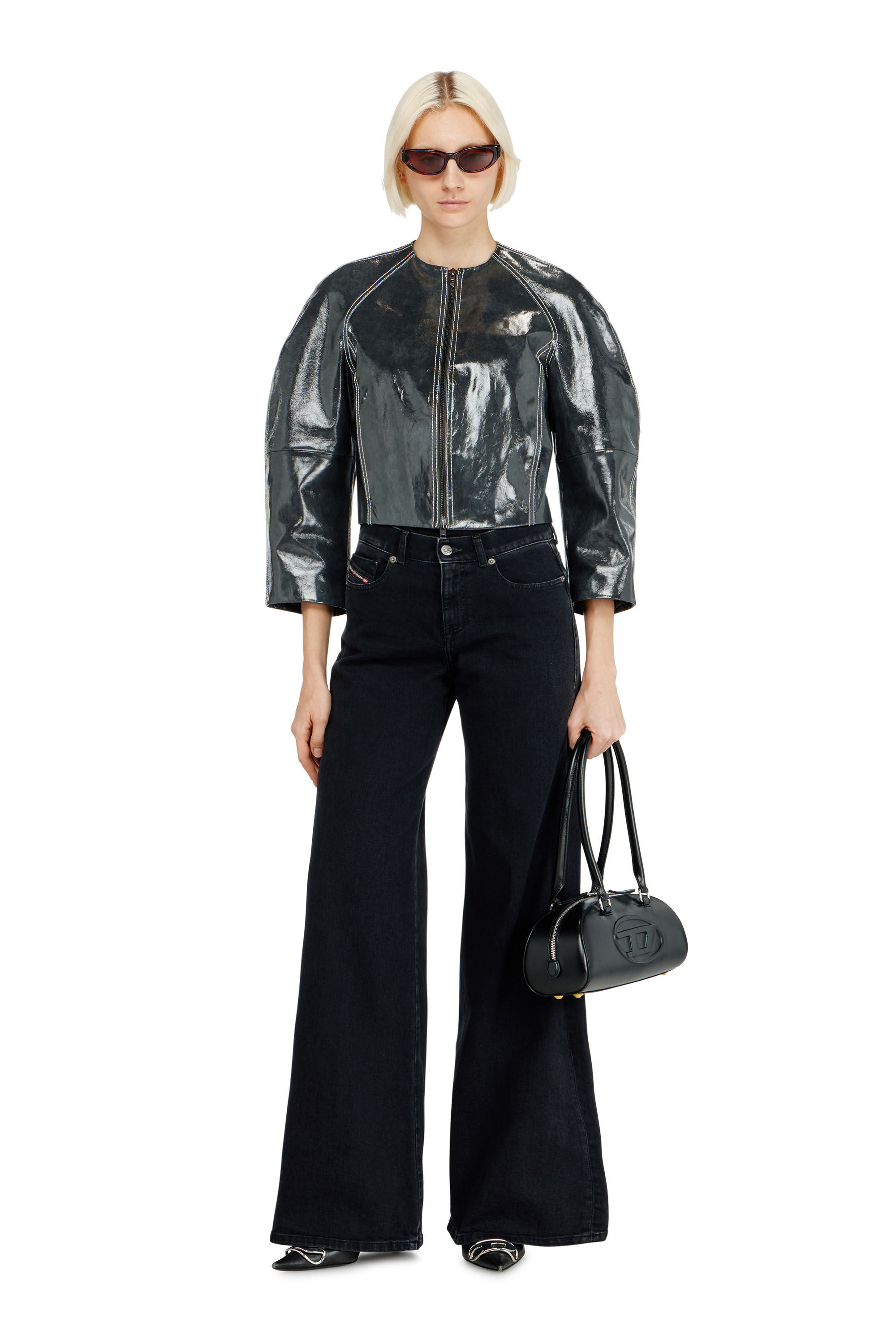 Diesel - Flare Jeans 1978 D-Akemi 09N89 Femme, Noir/Gris fonc&eacute; - Image 1