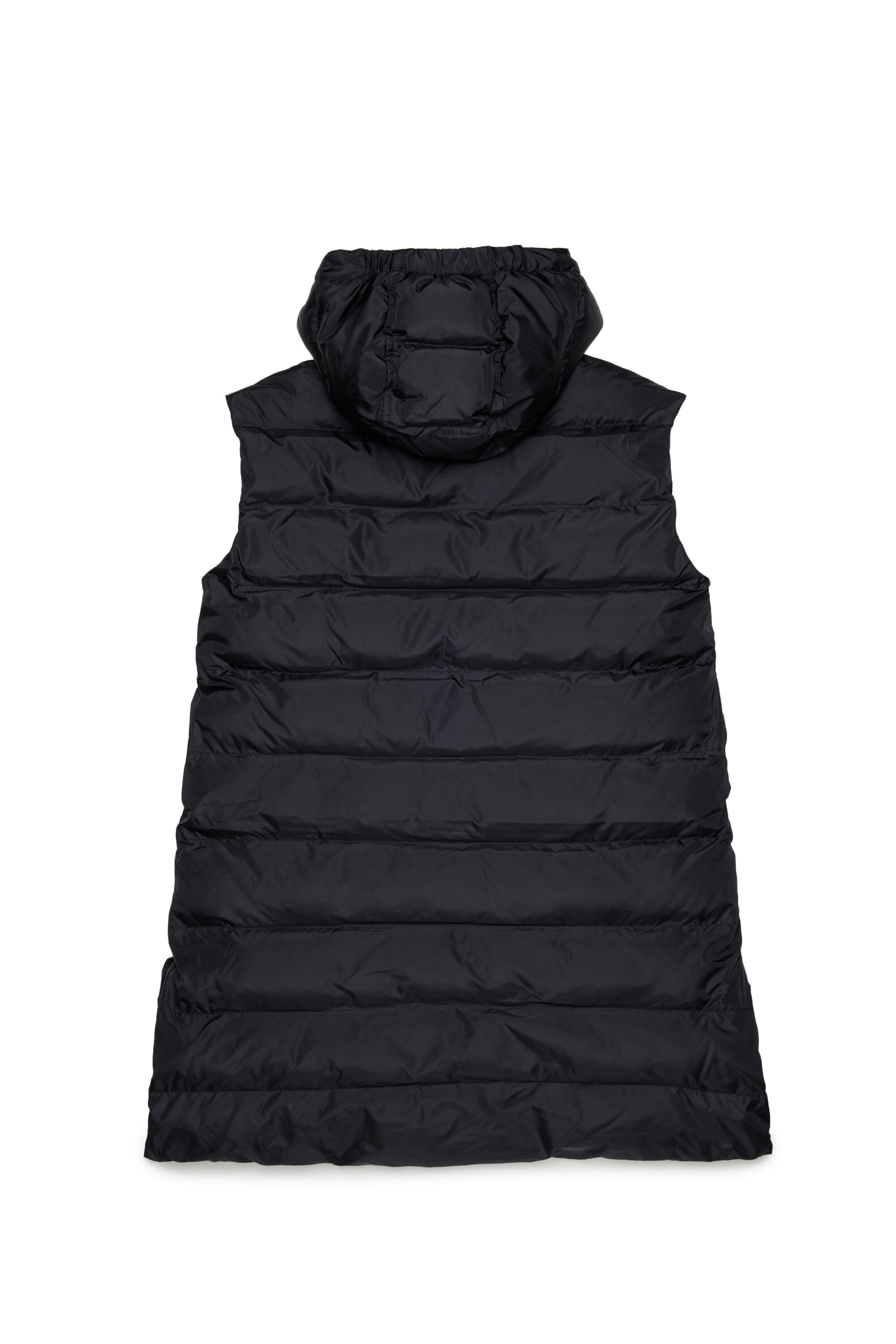 Diesel - JFENNY, Longline veste matelass&eacute;e &agrave; capuche Femme in Noir - 2