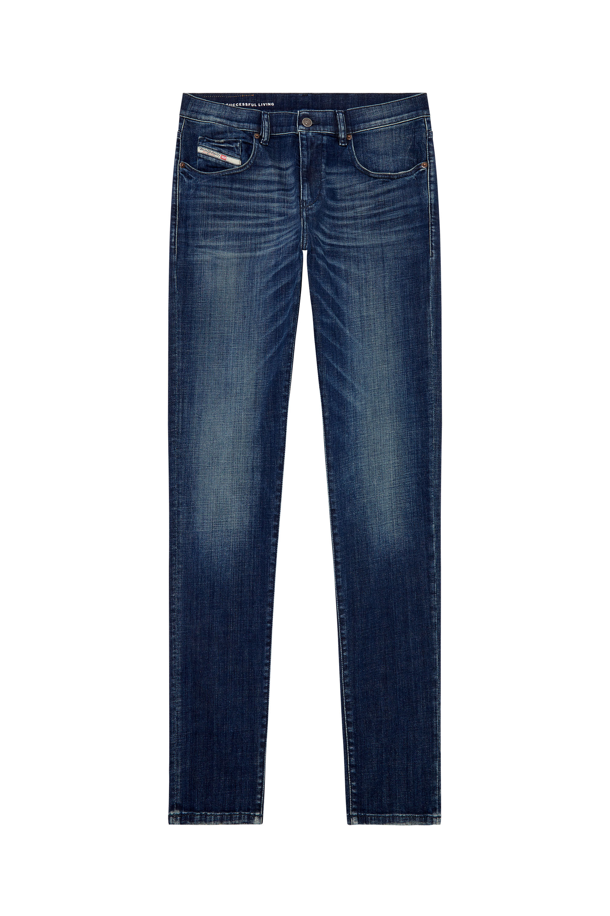 Diesel - Slim Jeans 2019 D-Strukt 09H35, Dark Blue - Image 2
