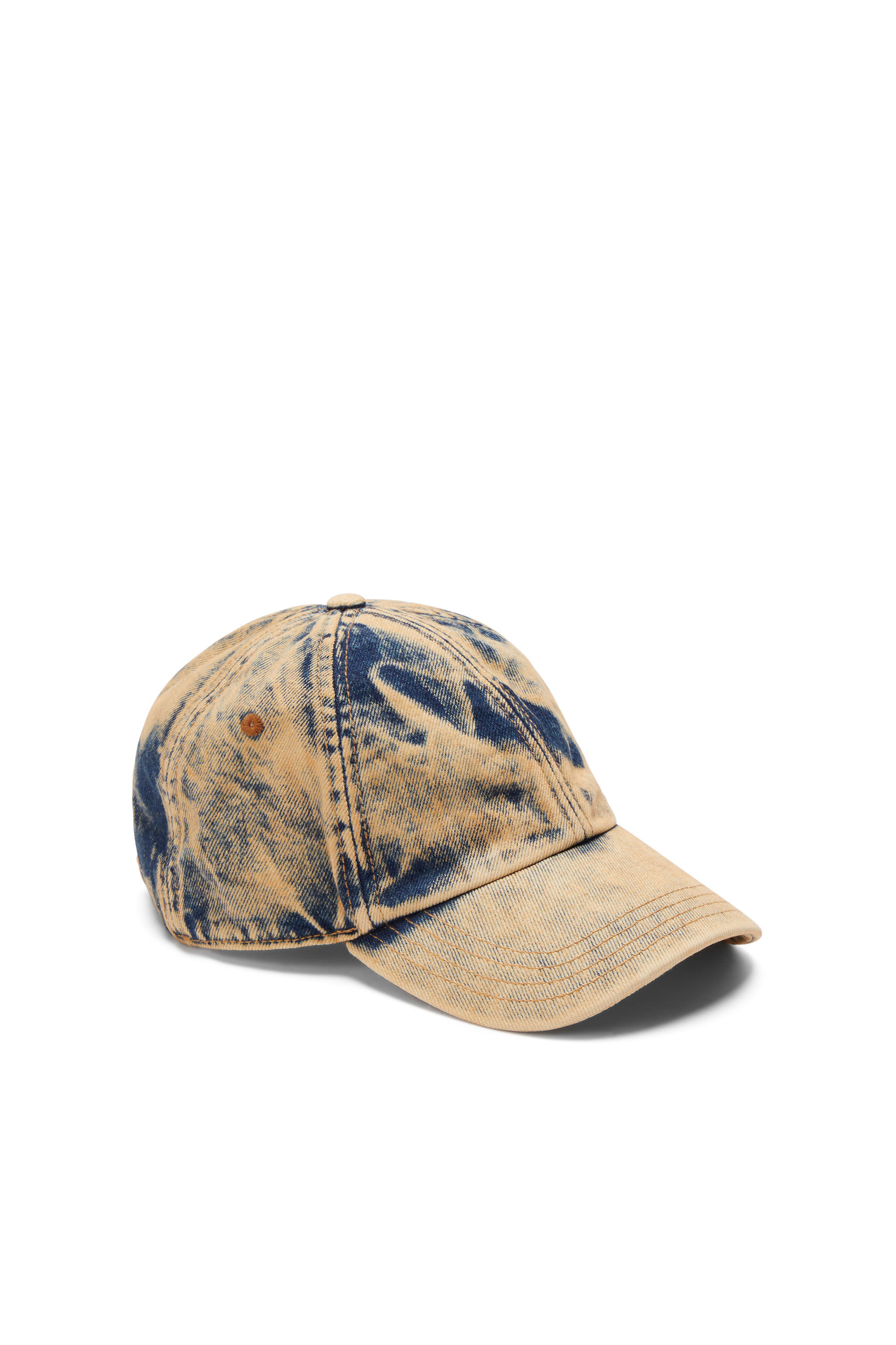 Diesel - C-SAB, Casquette de baseball en denim traité Homme in Polychrome - 1