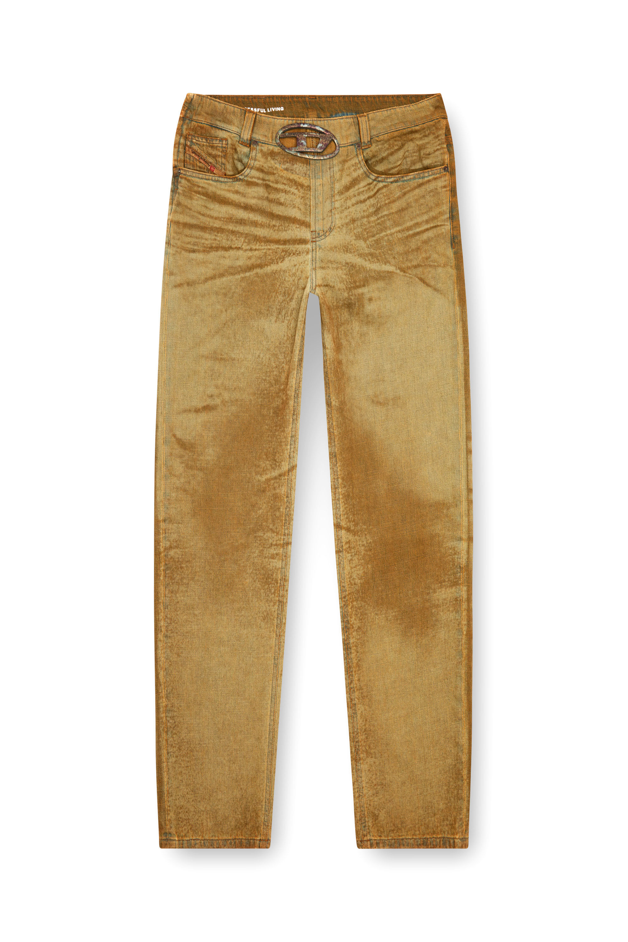 Diesel - Straight Jeans 2010 D-Macs 0AJET Homme, Marron Clair - Image 2