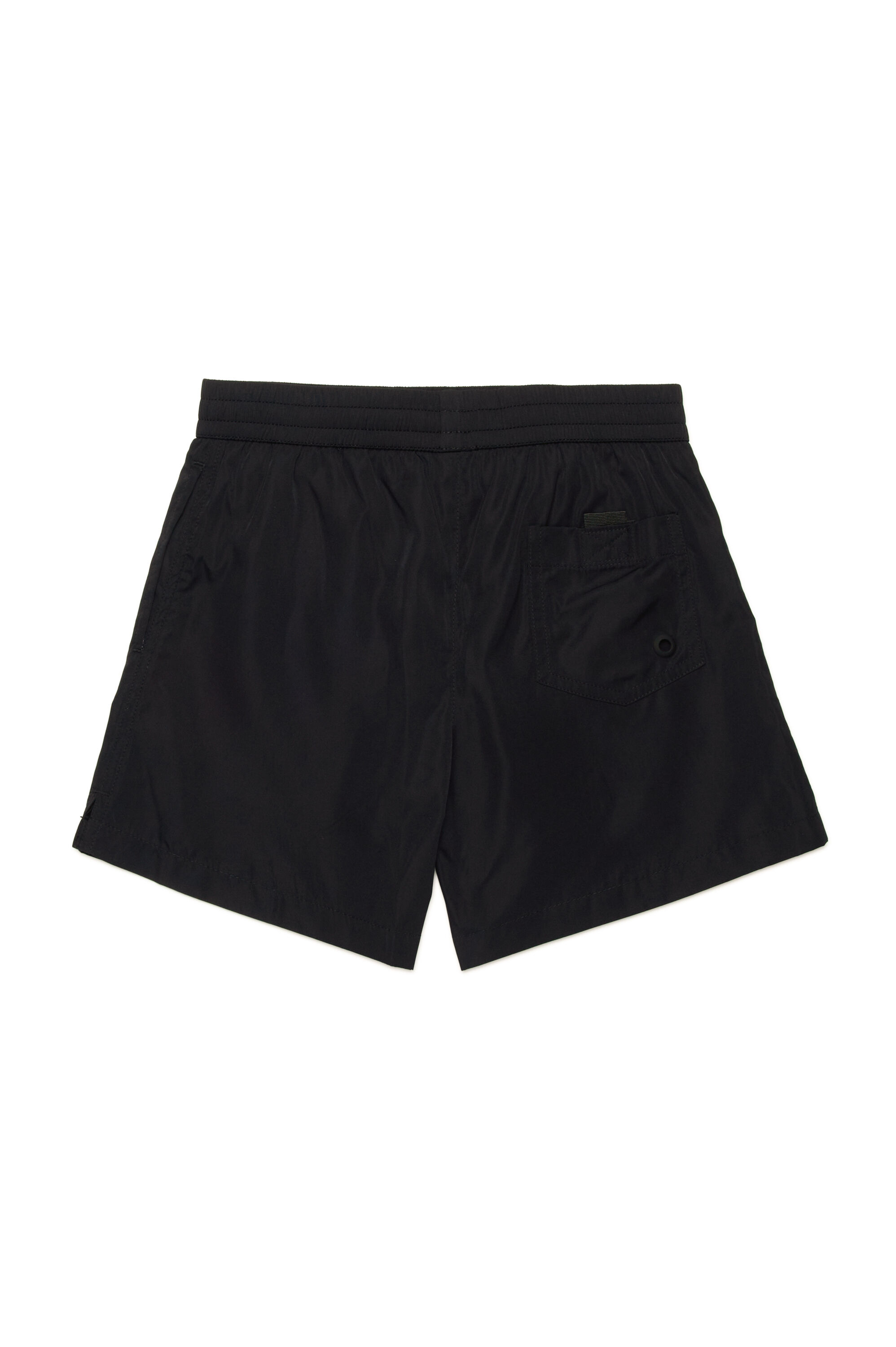 Diesel - MKENM, Short de bain avec logo Biscotto ton sur ton Homme in Noir - 2