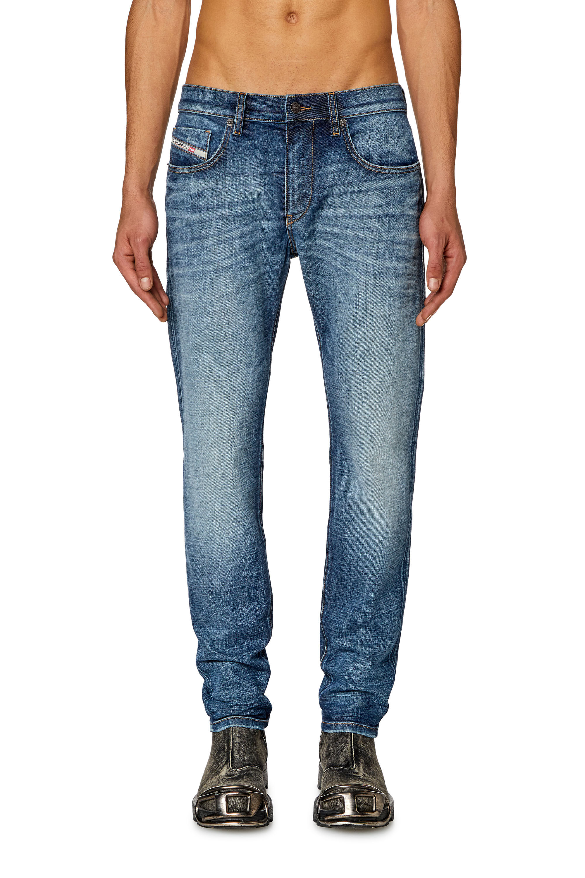 Diesel - Slim Jeans 2019 D-Strukt 0DQAE, Medium blue - Image 3