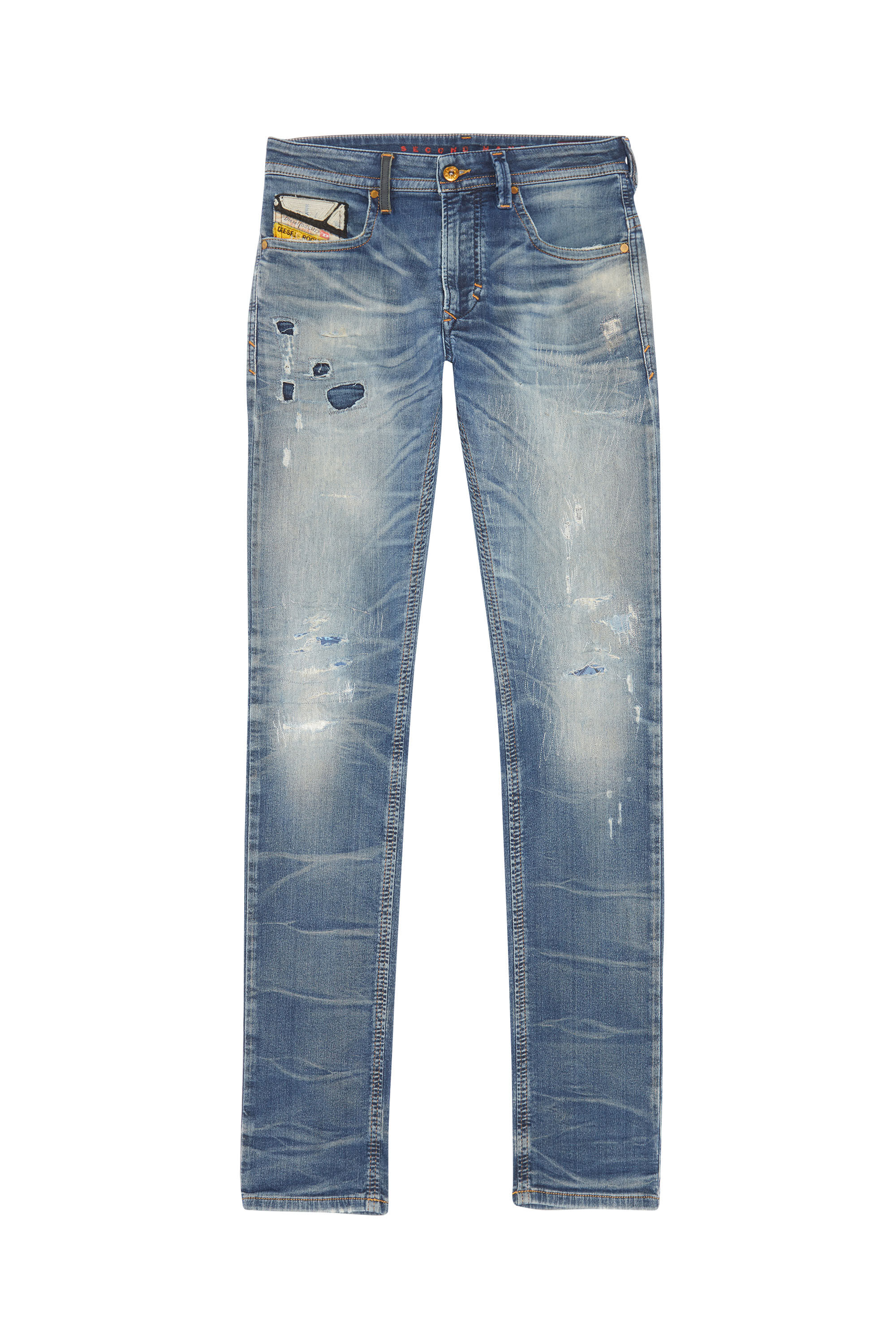 Diesel - REEBOT-DENIM-THAVAR JoggJeans® Homme, Bleu Foncé - Image 1