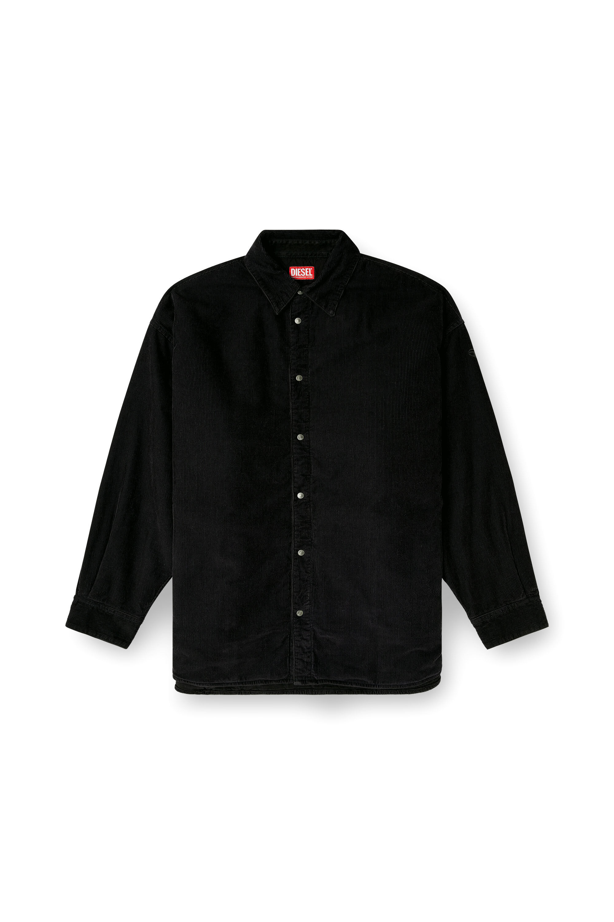Diesel - S-BAGGY-PADD-HGBK, Chemise en coton avec broderie Oval D Homme in ToBeDefined - 2