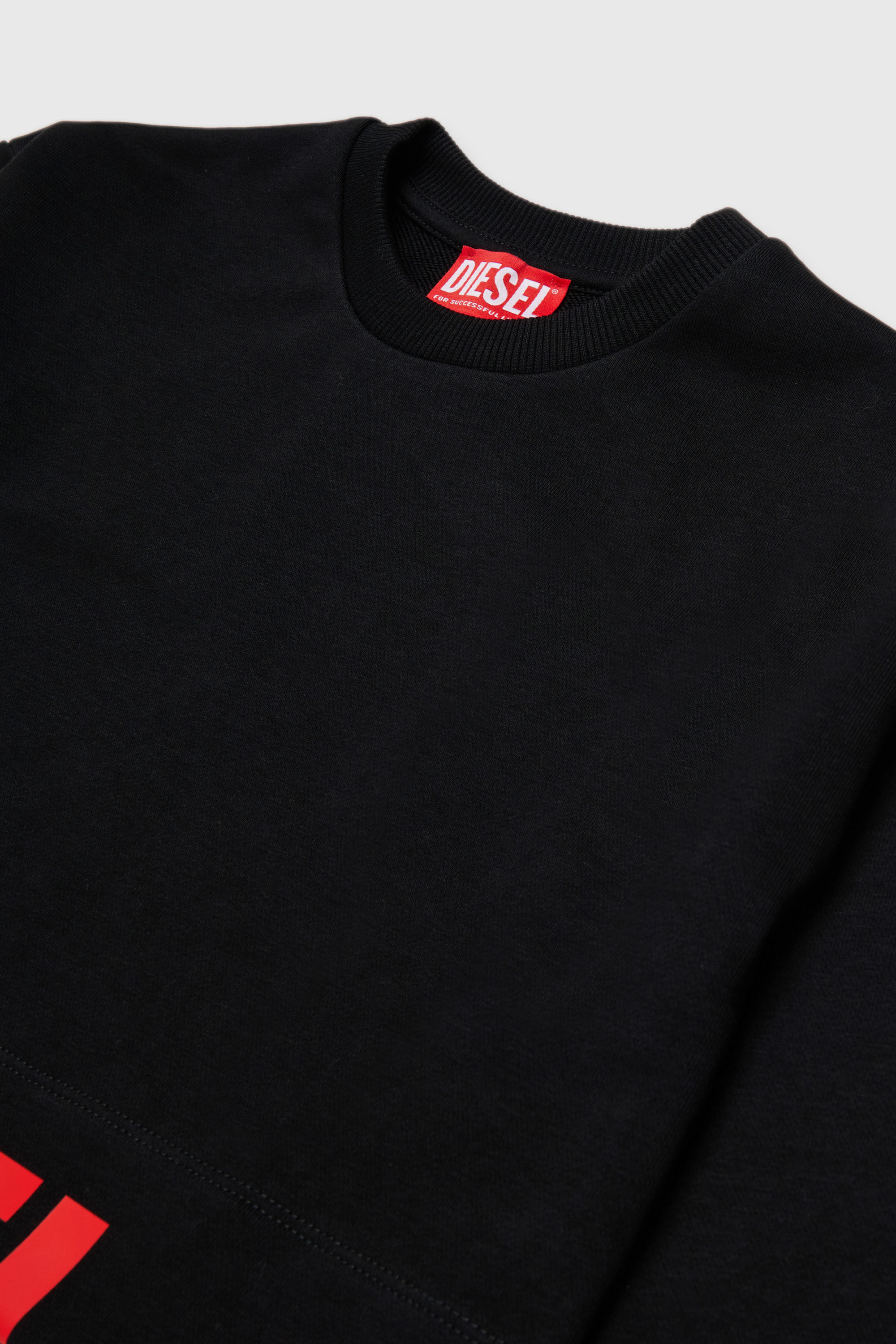 Diesel - SCEFY, Sweat-shirt avec logo d&eacute;coup&eacute; Femme in Noir - 3