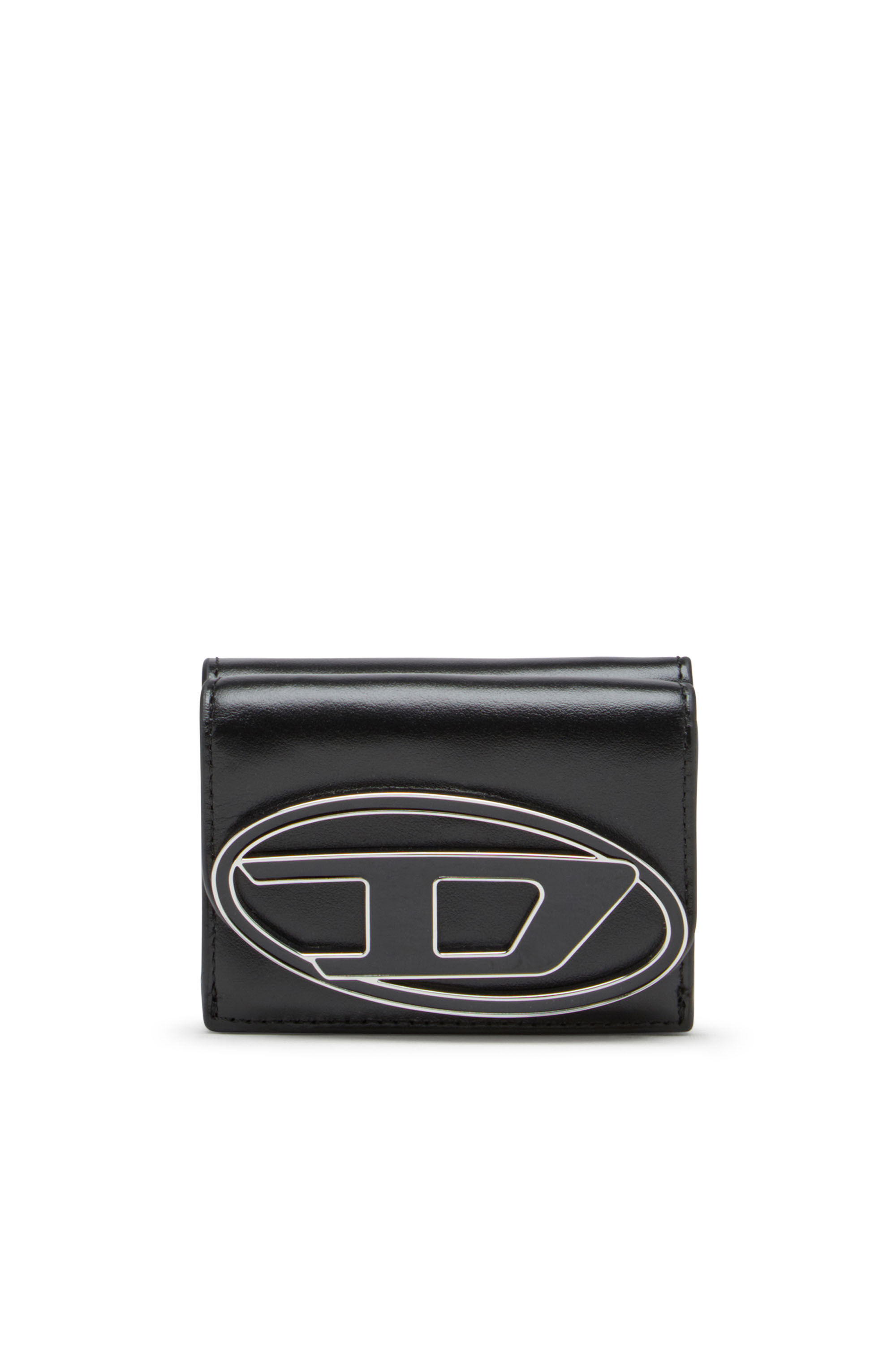 公式ファッションブランド通販サイト Tri-fold Women's wallet Diesel | Black | leather in 小物
