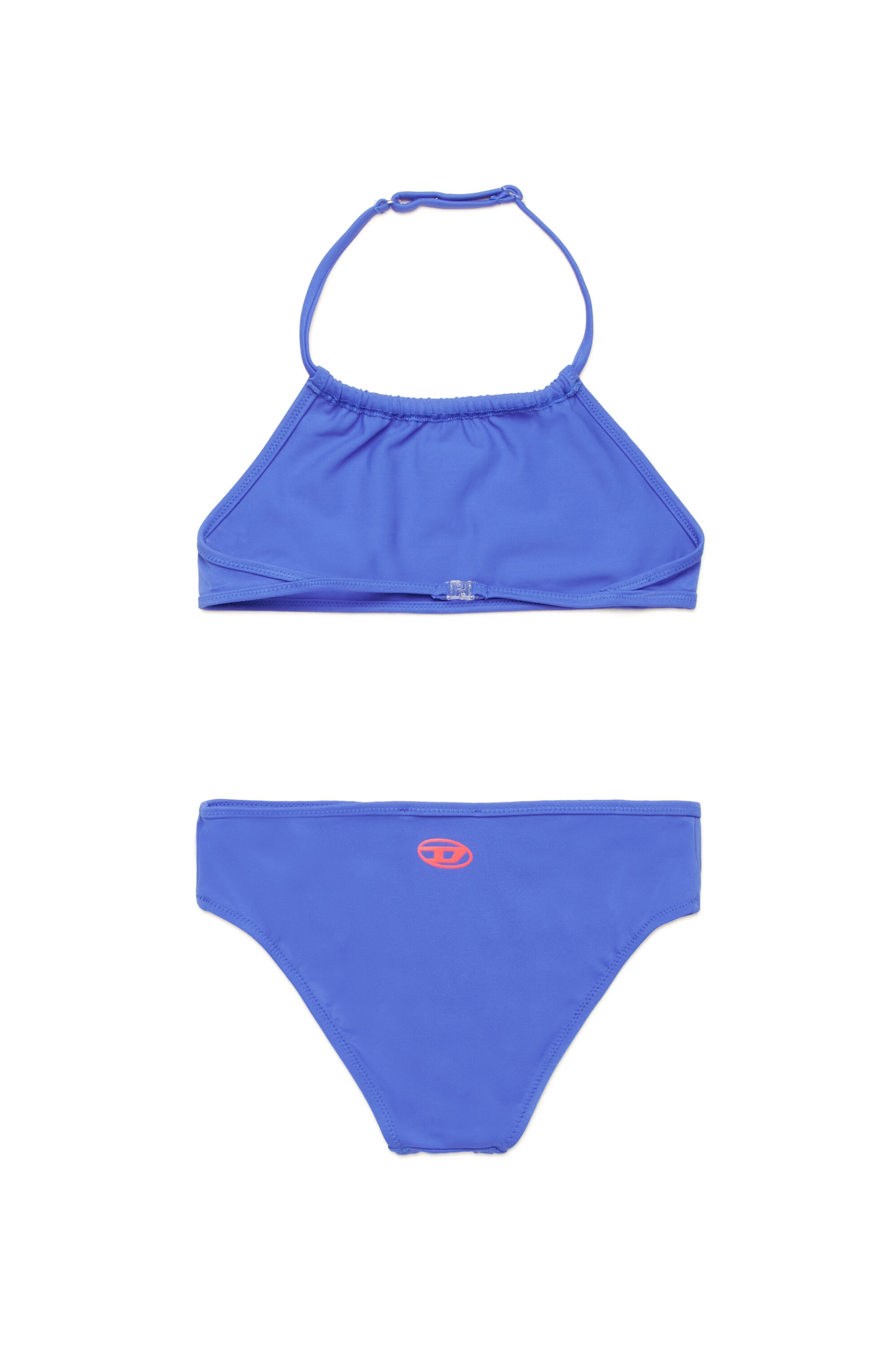 Diesel - MLEAX, Bikini dos nu avec logo Oval D Femme in Bleu - 2