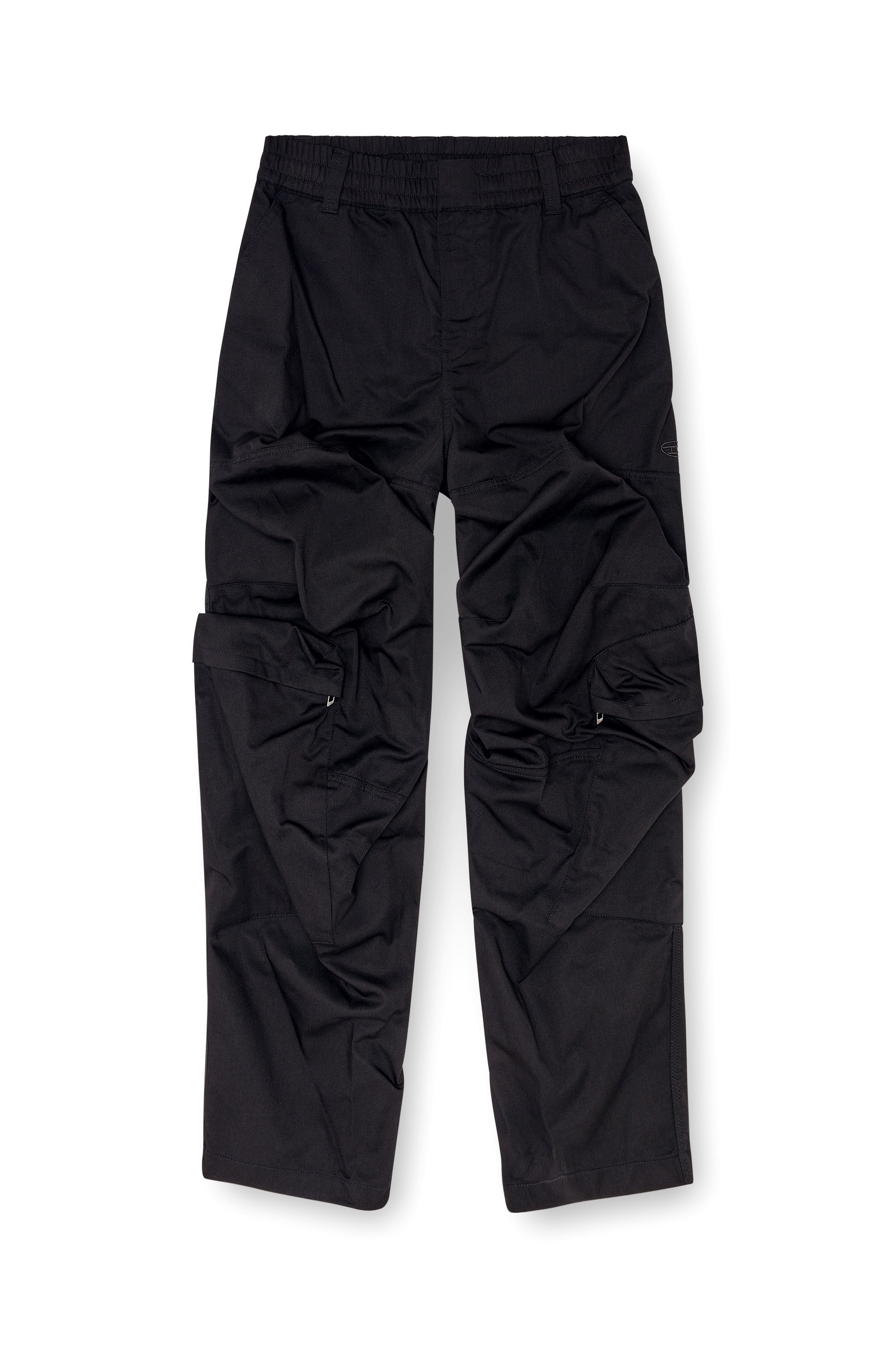 Diesel - P-ARNE-FEM-P2, Pantalon cargo en sergé de coton Femme in Noir - 2