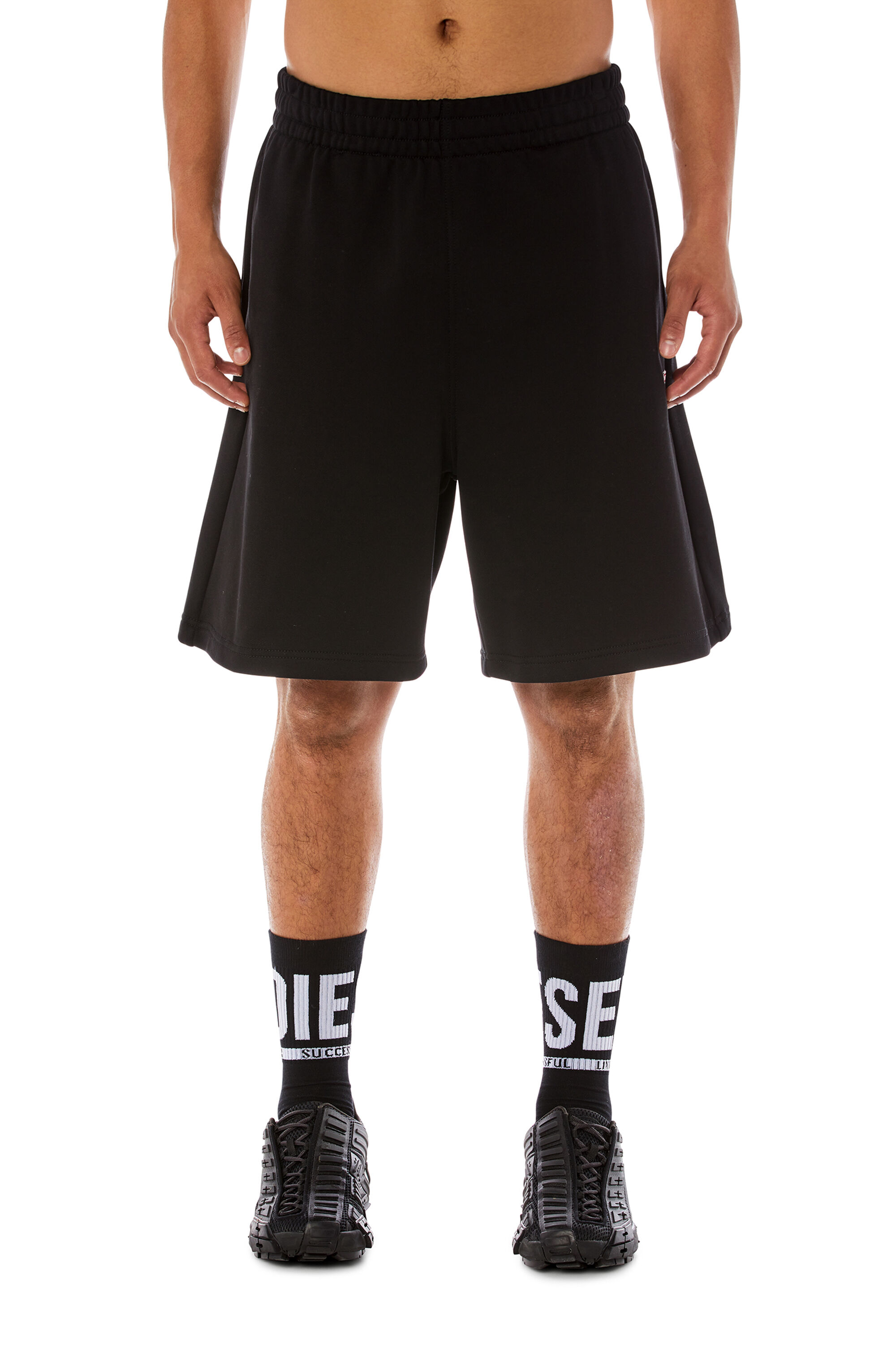 Diesel - P-BISC-D, Short de survêtement avec empiècement D Homme in ToBeDefined - 1