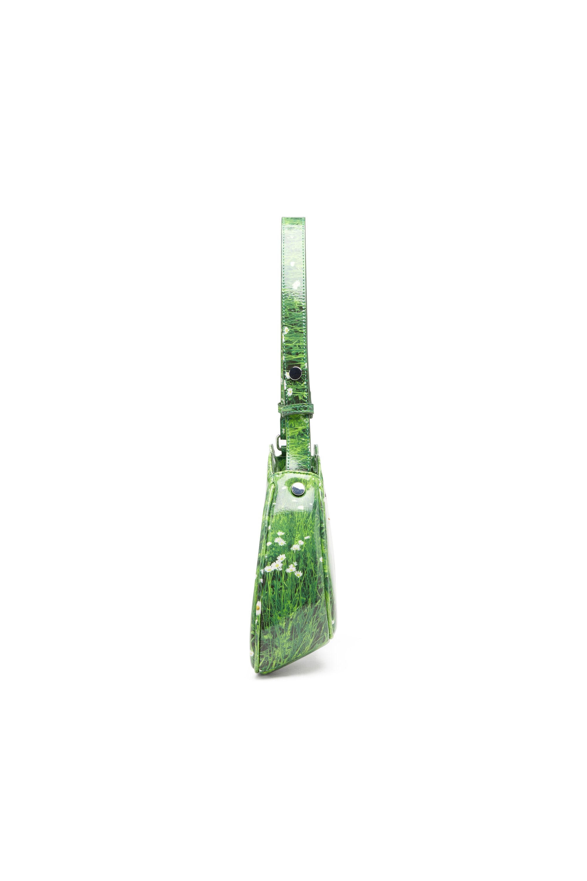 Diesel - PLAY SHOULDER, Play-Sac à bandoulière brillant Femme in Vert - 4