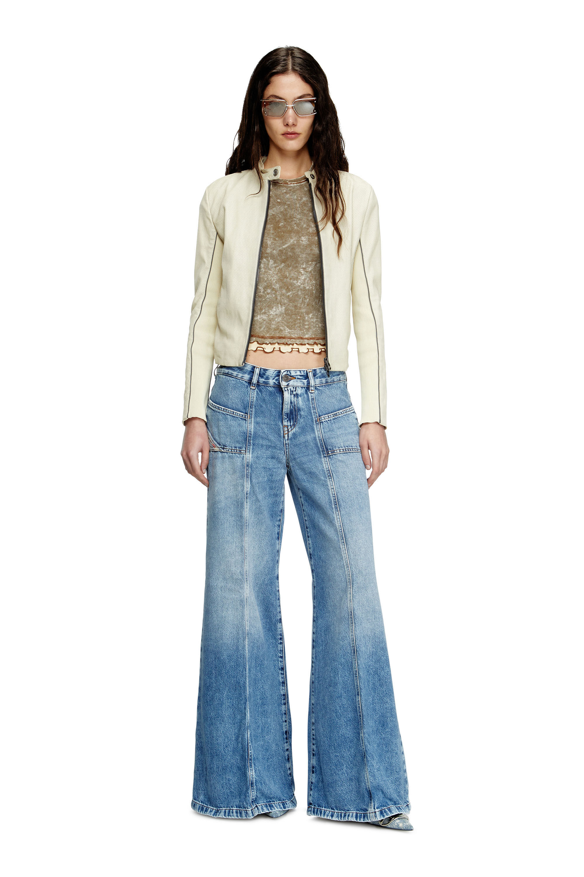 D-Akii Bootcut and Flare Jeans | Light Blue | White | Diesel