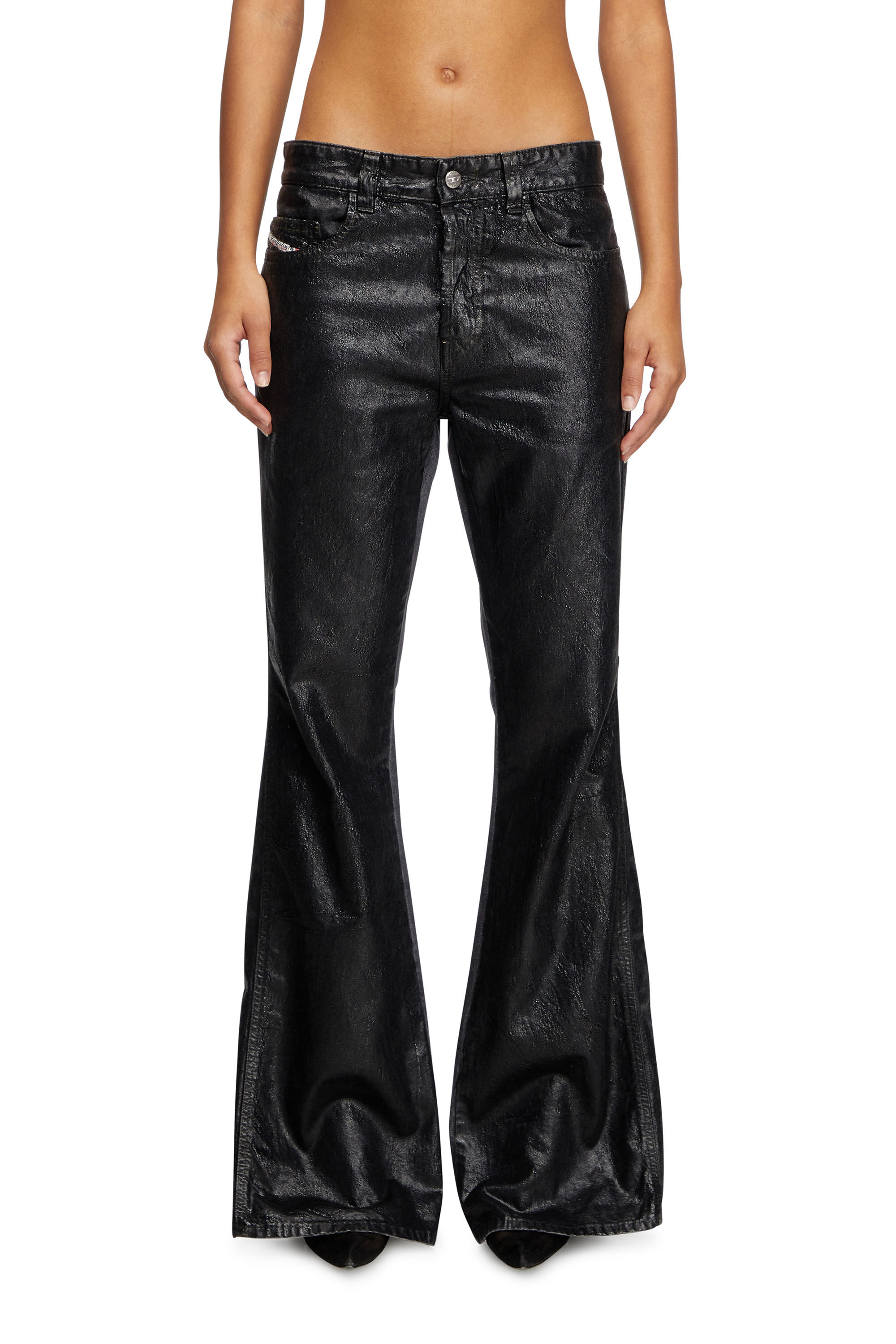 Diesel - Bootcut Jeans 1998 D-Buck 0DBCV Mixte, Noir/Gris foncé - Image 7