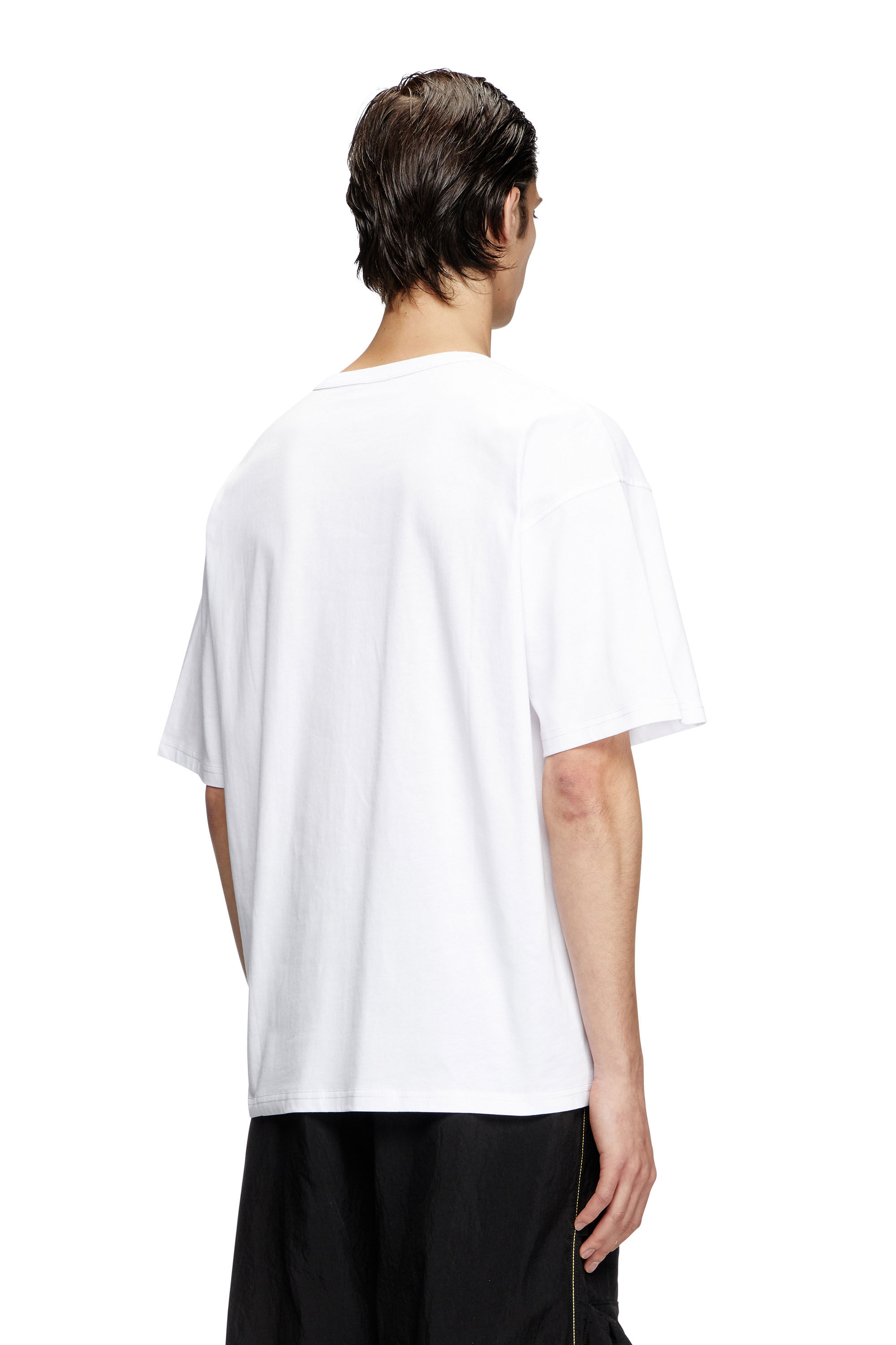 ★DIESEL★ T-Box R30 T-shirt White A164000QIAM100 Men's T-shirt with small logo | White | Diesel
