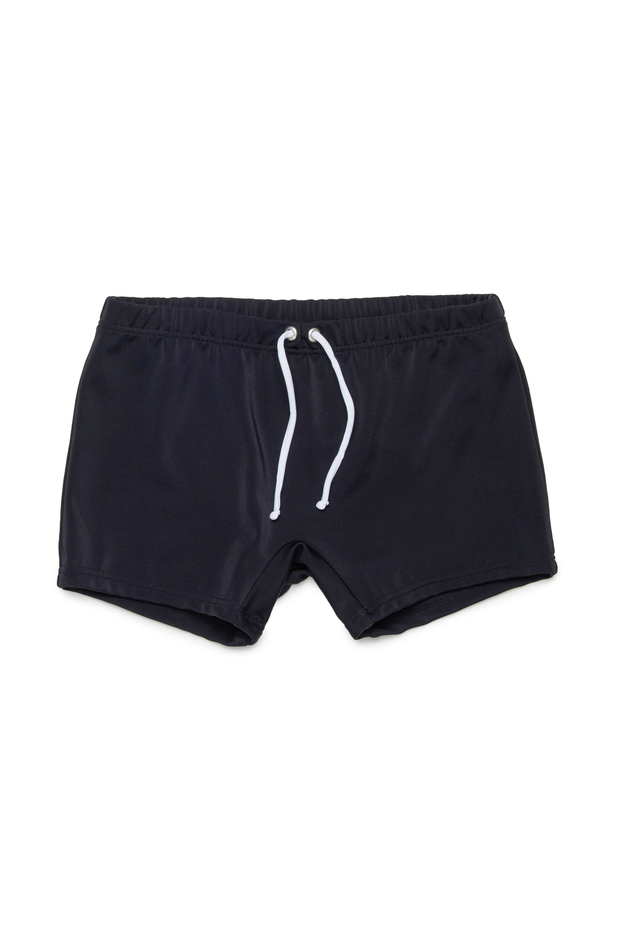 Diesel - MISFEL, Short de bain avec logo imprim&eacute; au dos Homme in Noir - 1