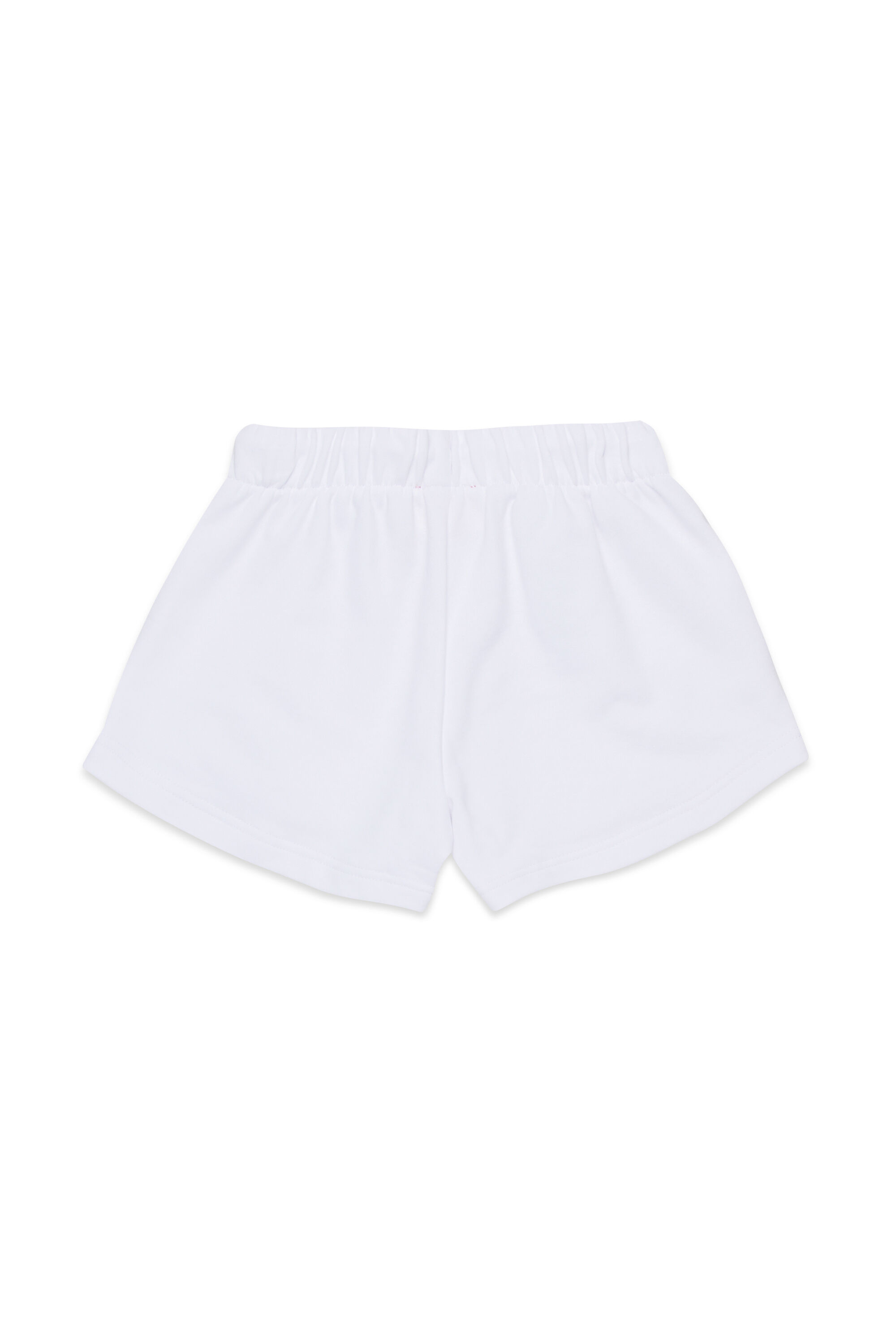 Diesel - PAGL, Short de survêtement avec cut-out à logo Oval D Femme in Blanc - 2