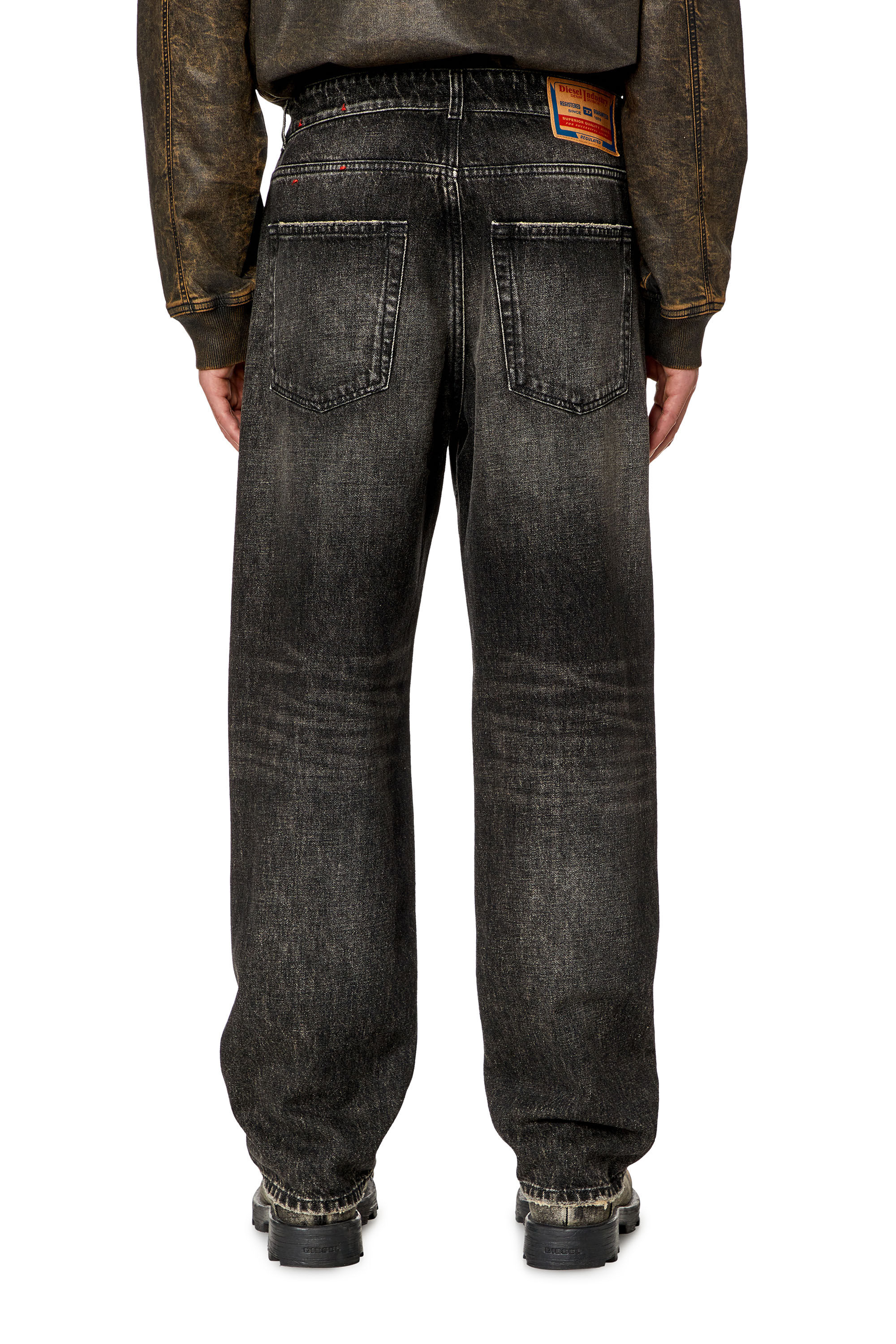 Diesel - Homme Straight Jeans 2010 D-Macs 0JGAE, Noir/Gris foncé - Image 4