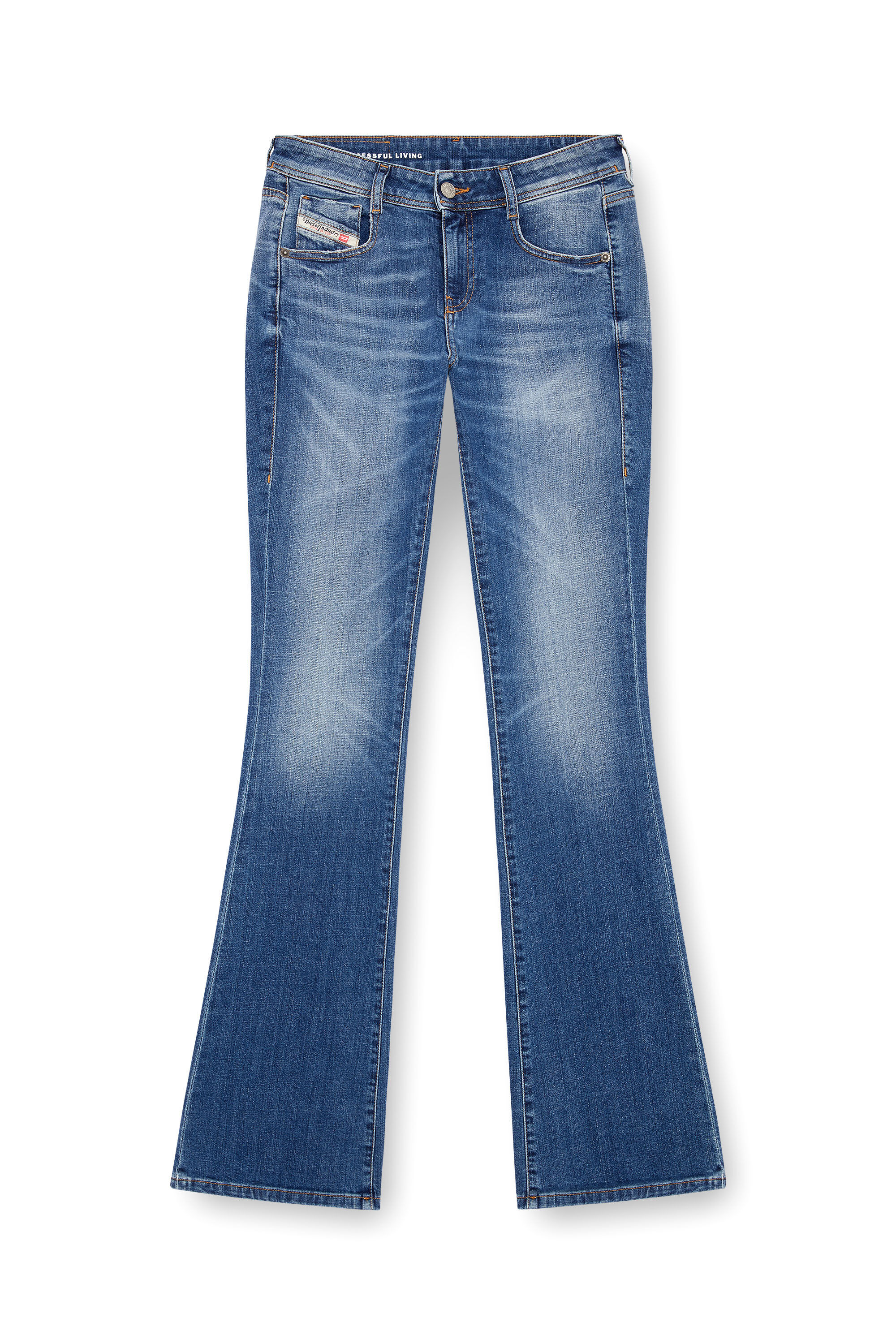 Diesel - Bootcut Jeans 1969 D-Ebbey 09J33 Femme, Bleu moyen - Image 2