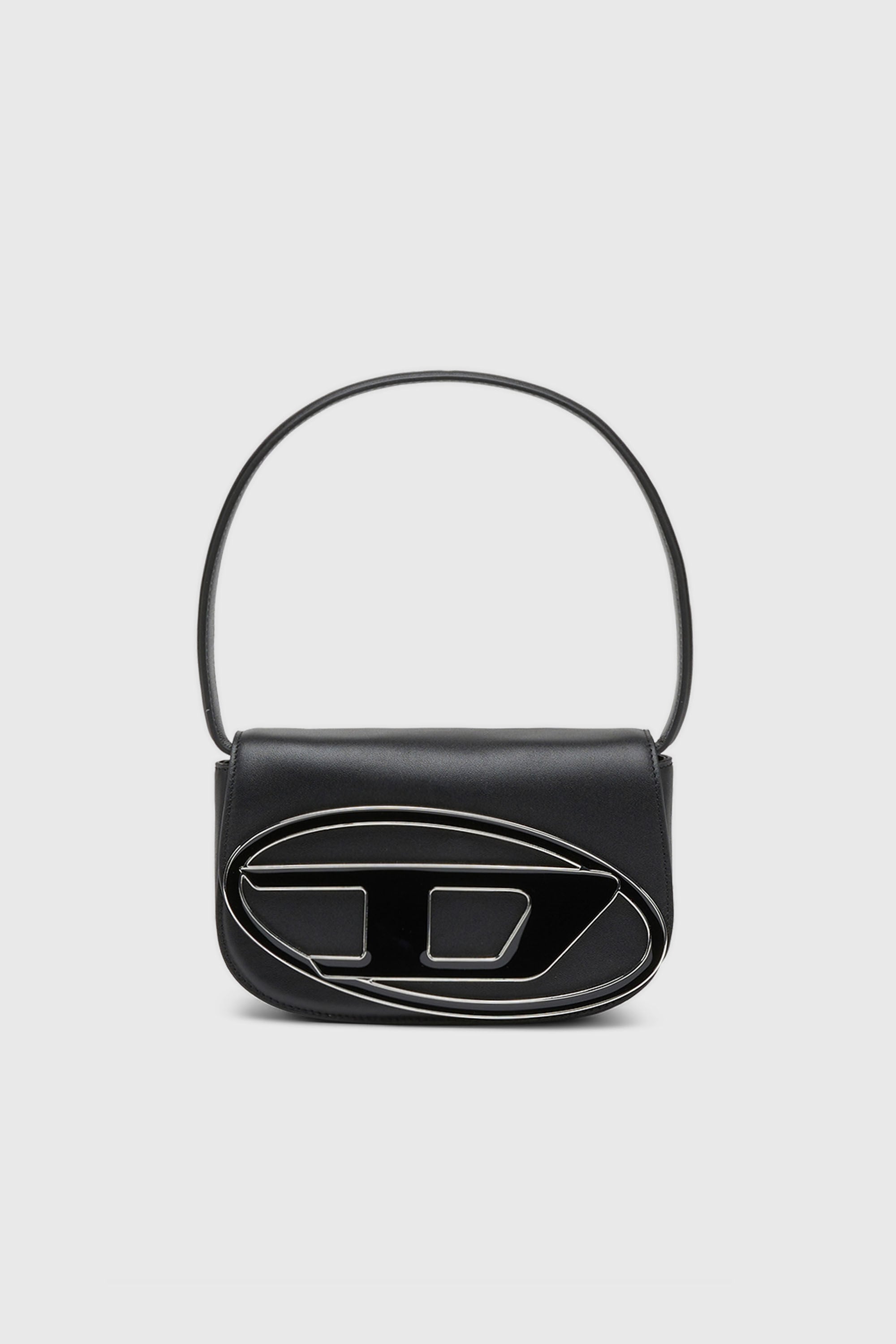 Diesel - 1DR, 1DR-Sac iconique &agrave; bandouli&egrave;re en cuir nappa Femme in Noir - 2