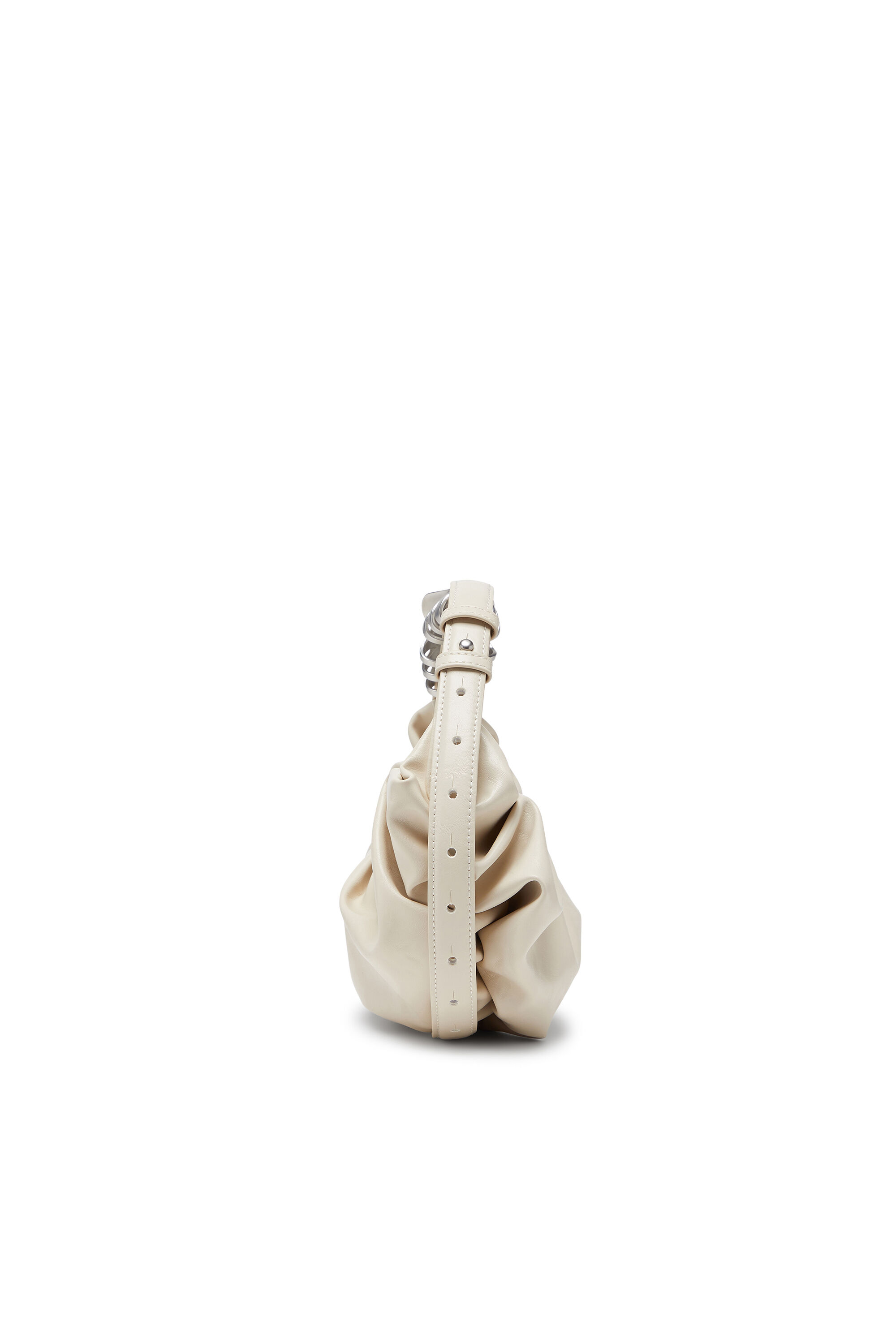 Diesel - GRAB-D HOBO S, Grab-D-Sac hobo froiss&eacute; Femme in Blanc - 4