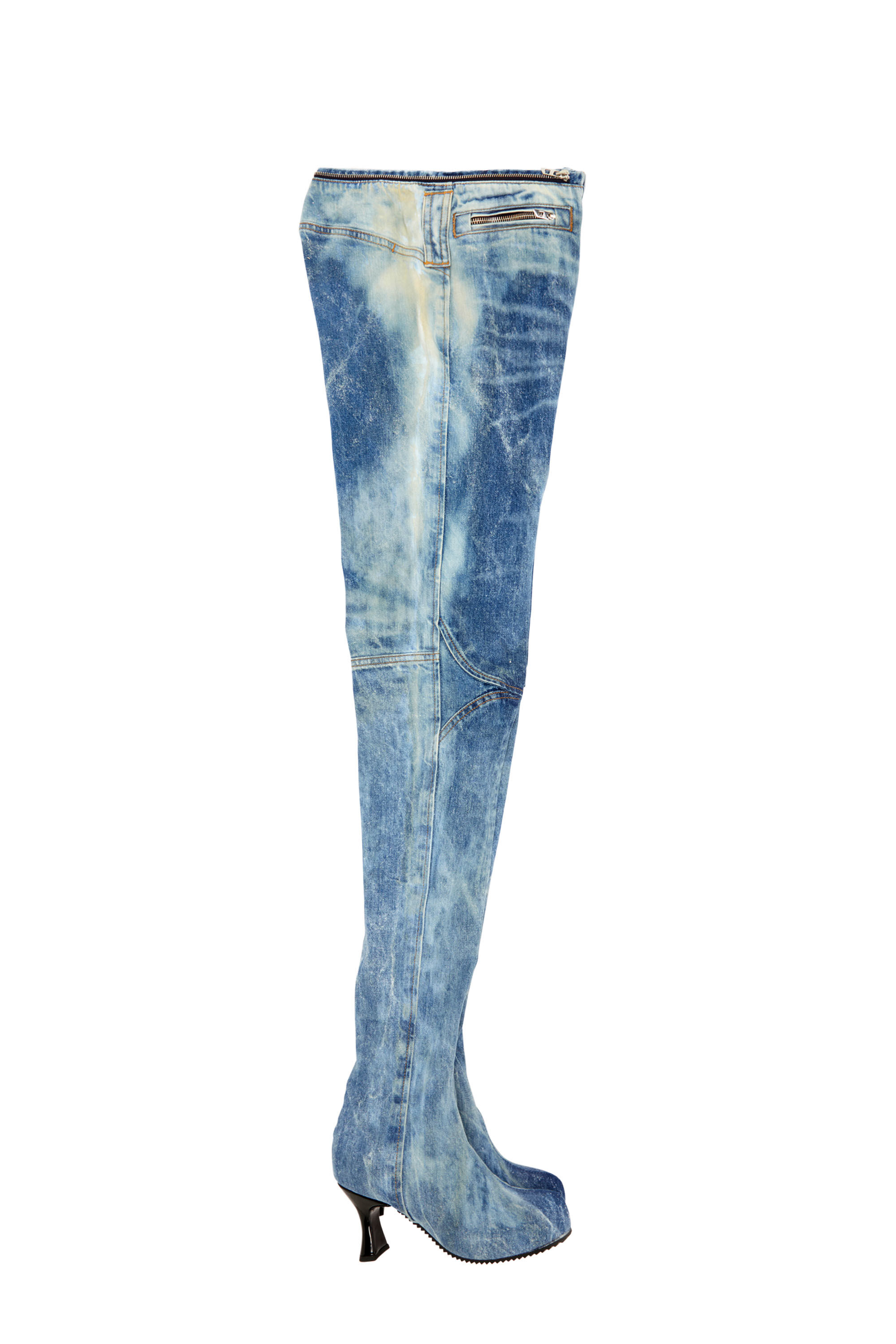 Diesel - Femme Straight Jeans D-Gen 0PGAM, Bleu moyen - Image 2