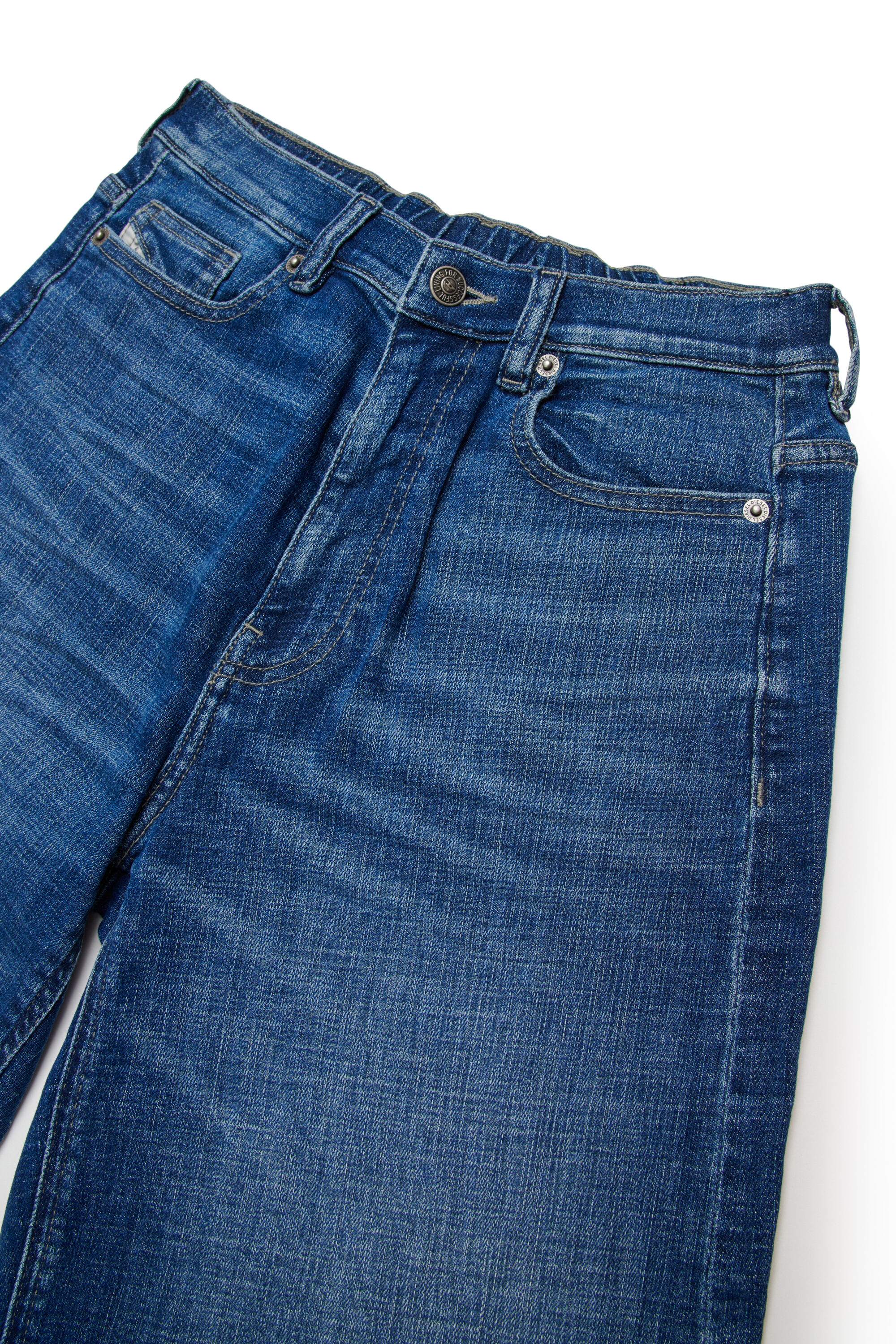 Diesel - PROXI, Short en denim stretch avec effets moustaches Homme in Bleu - 3