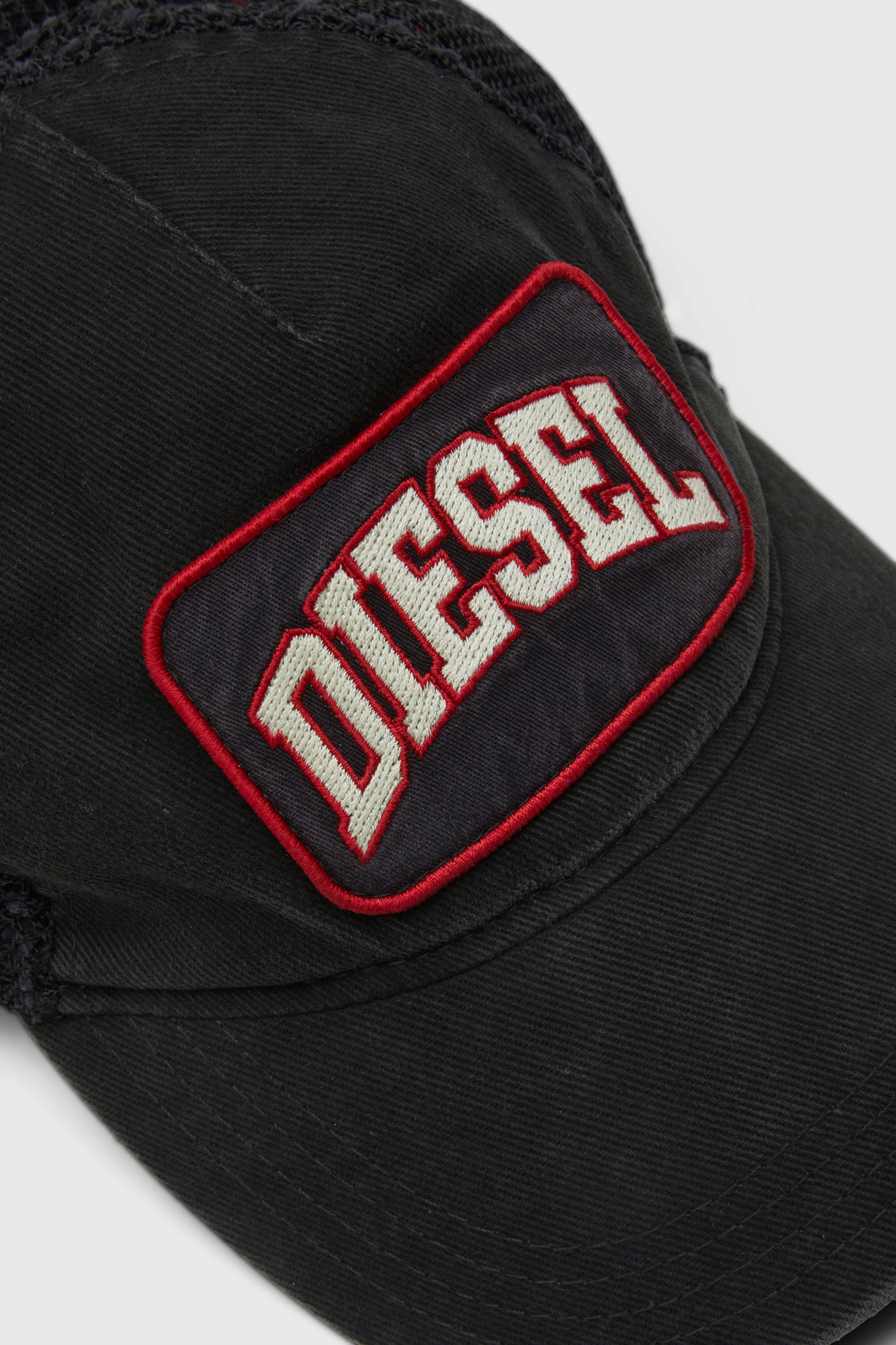 Diesel - C-MESHY, Casquette de baseball avec r&eacute;sille Homme in Noir - 3