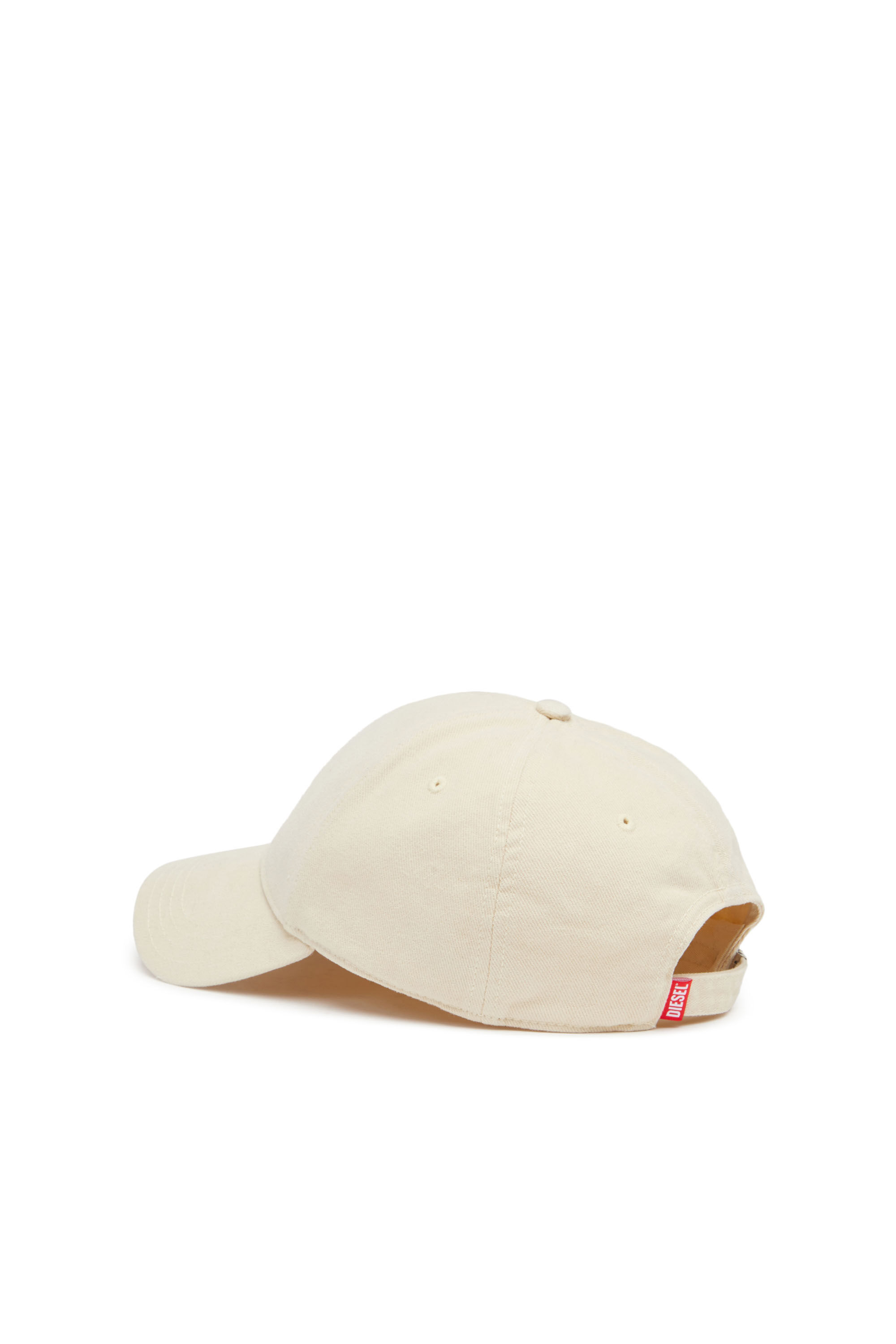 ☆DIESEL☆ C Run Wash Ball Cap Ivory A113610BLAA1AB Men's baseball cap built from washed cotton twill | Diesel
