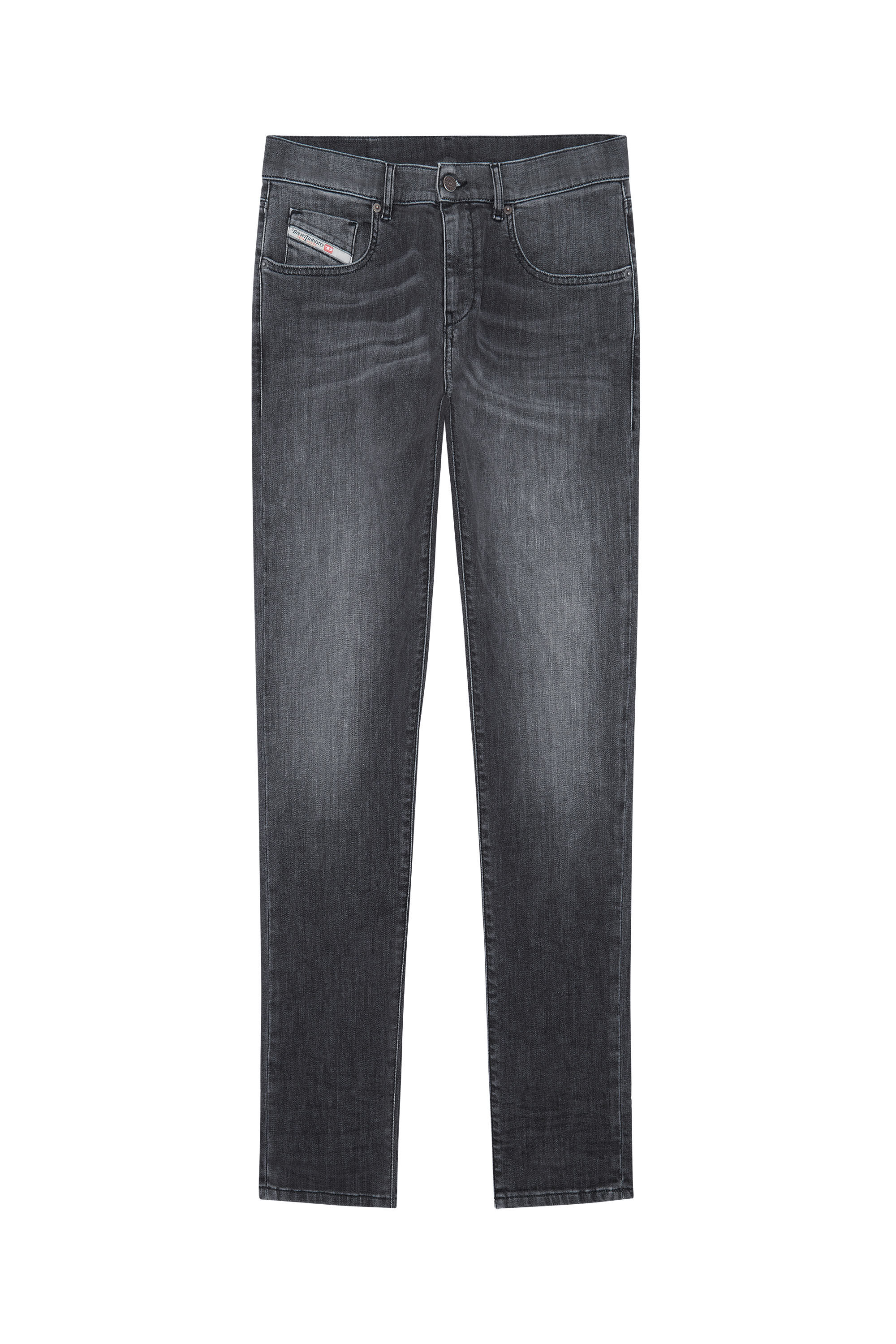 Diesel - Slim D-Strukt JoggJeans® 09D52, Black/Dark grey - Image 2