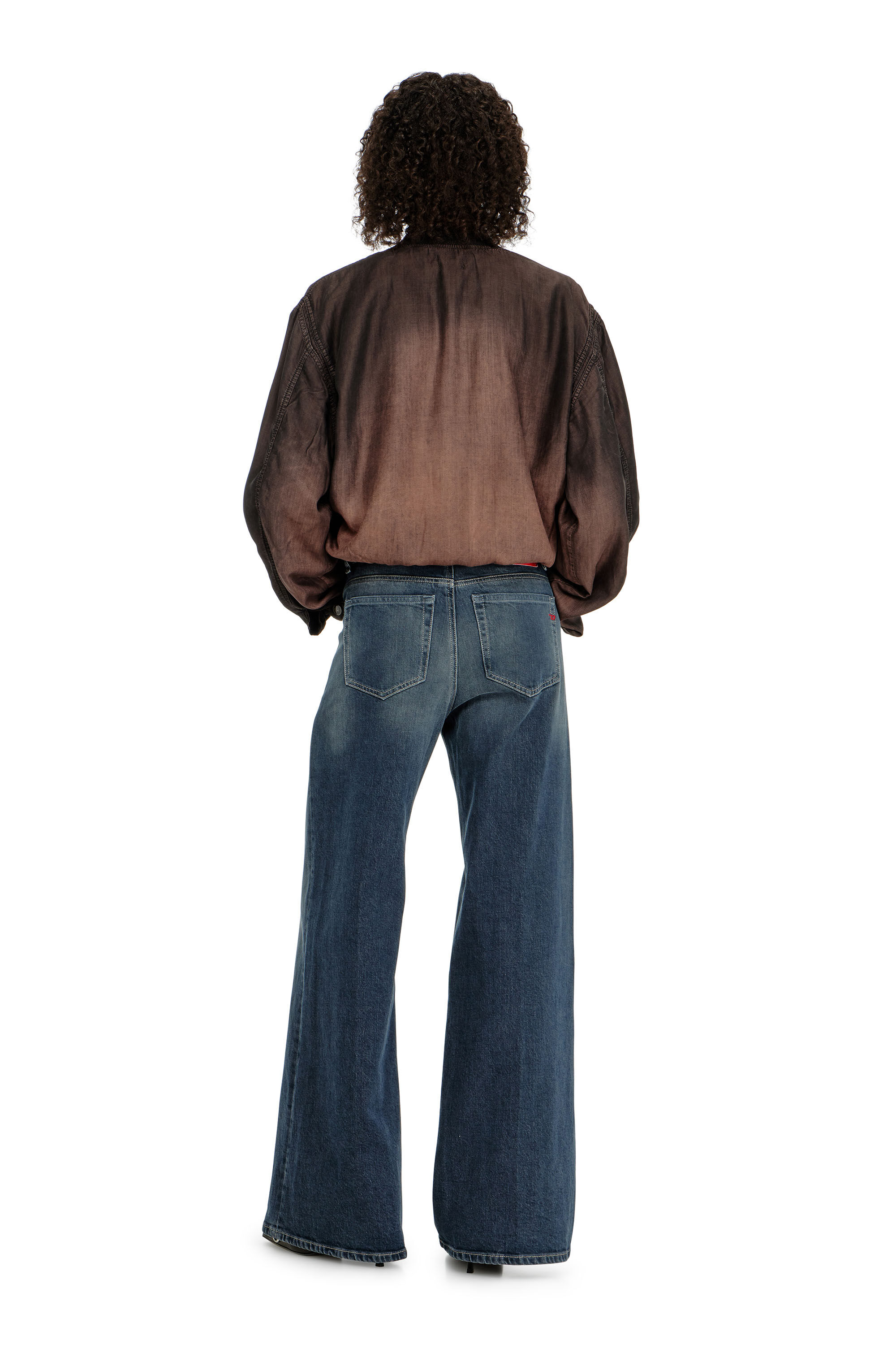 Diesel - Flare Jeans 1978 D-Akemi 007EI Femme, Bleu Fonc&eacute; - Image 3