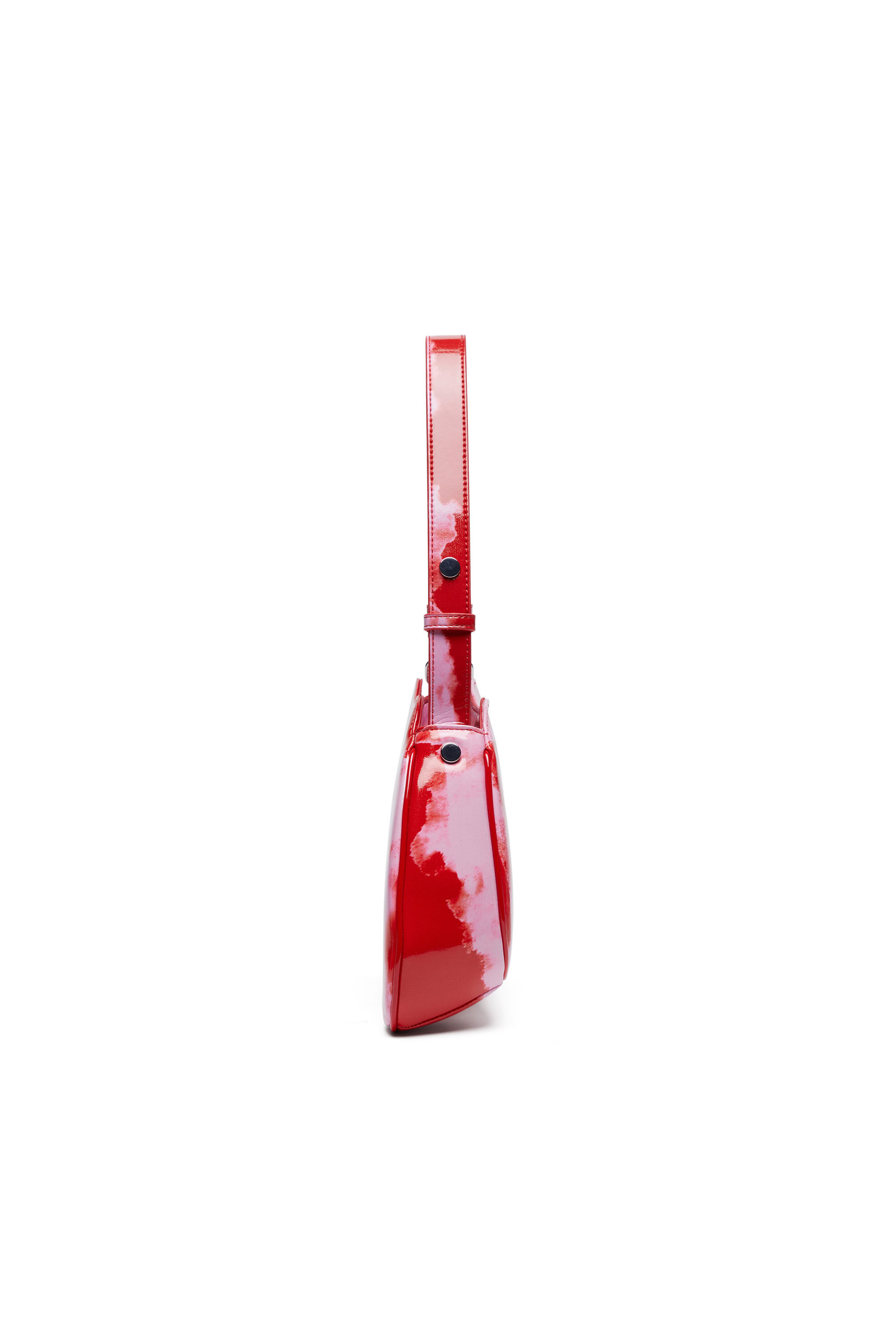 Diesel - PLAY SHOULDER, Play-Sac à bandoulière en PU glossy imprimé Femme in Polychrome - 4