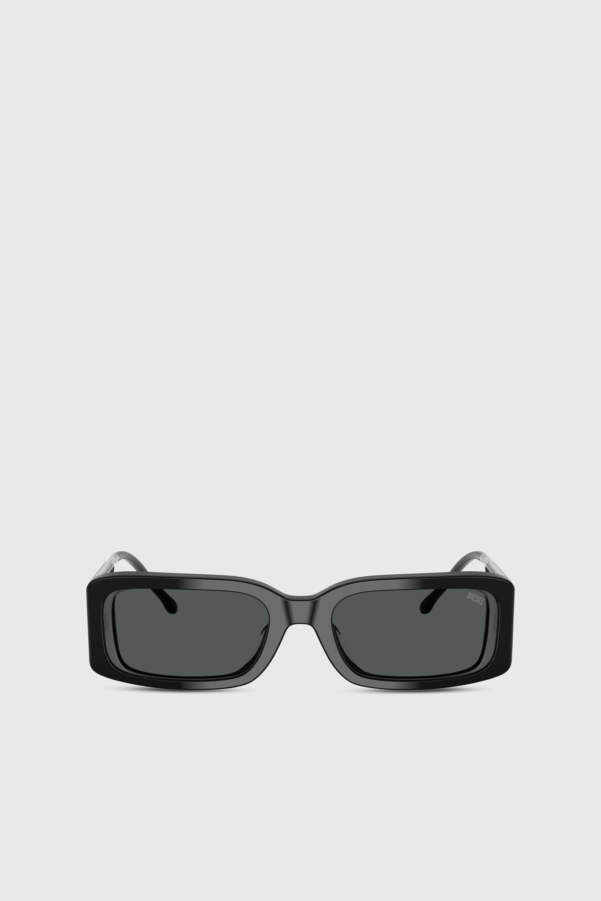 Diesel - 0DL2017U, Unisex's Rectangle sunglasses in Black - 1