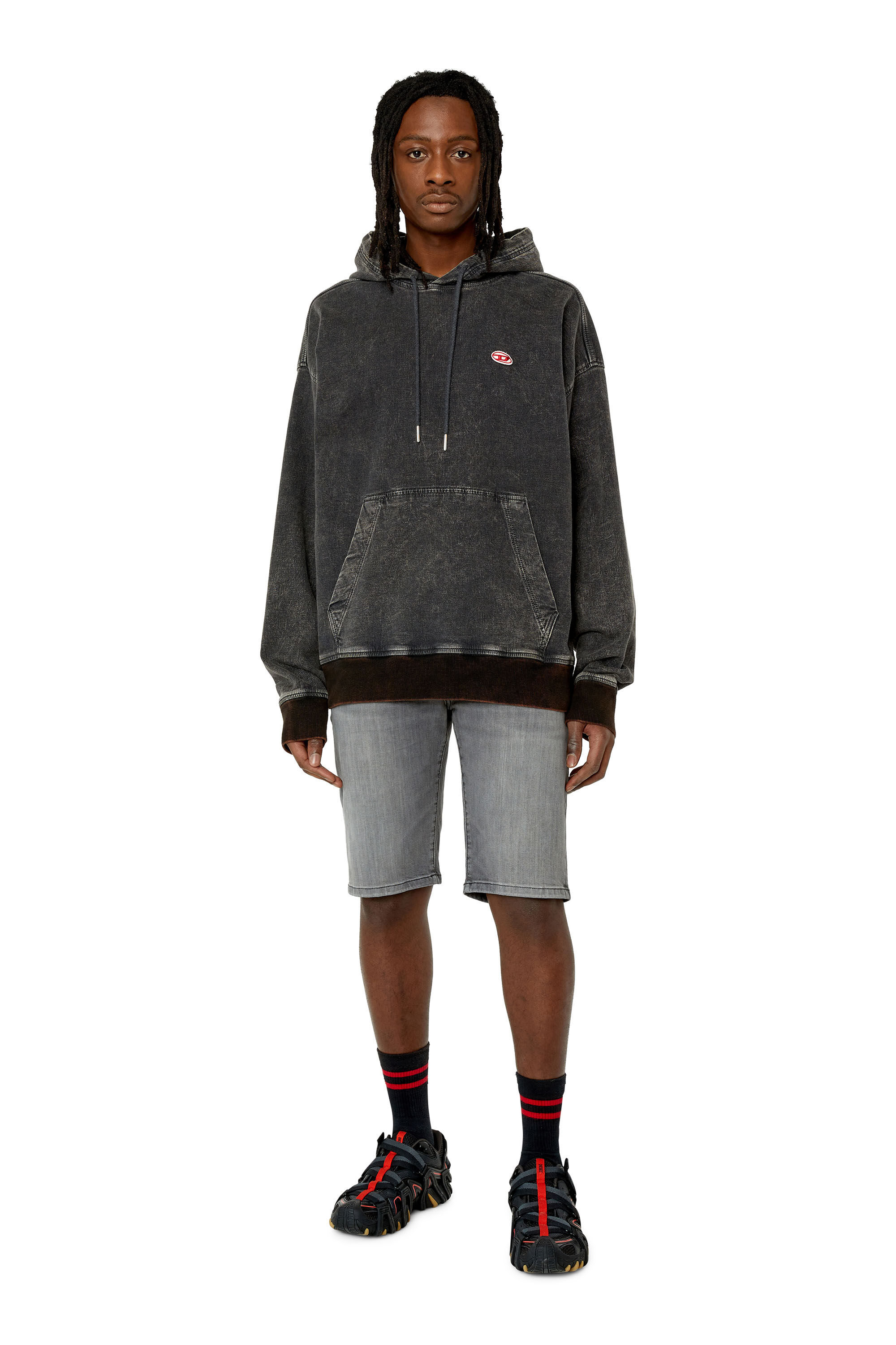 Diesel - SLIM-SHORT, Black/Dark grey - Image 1