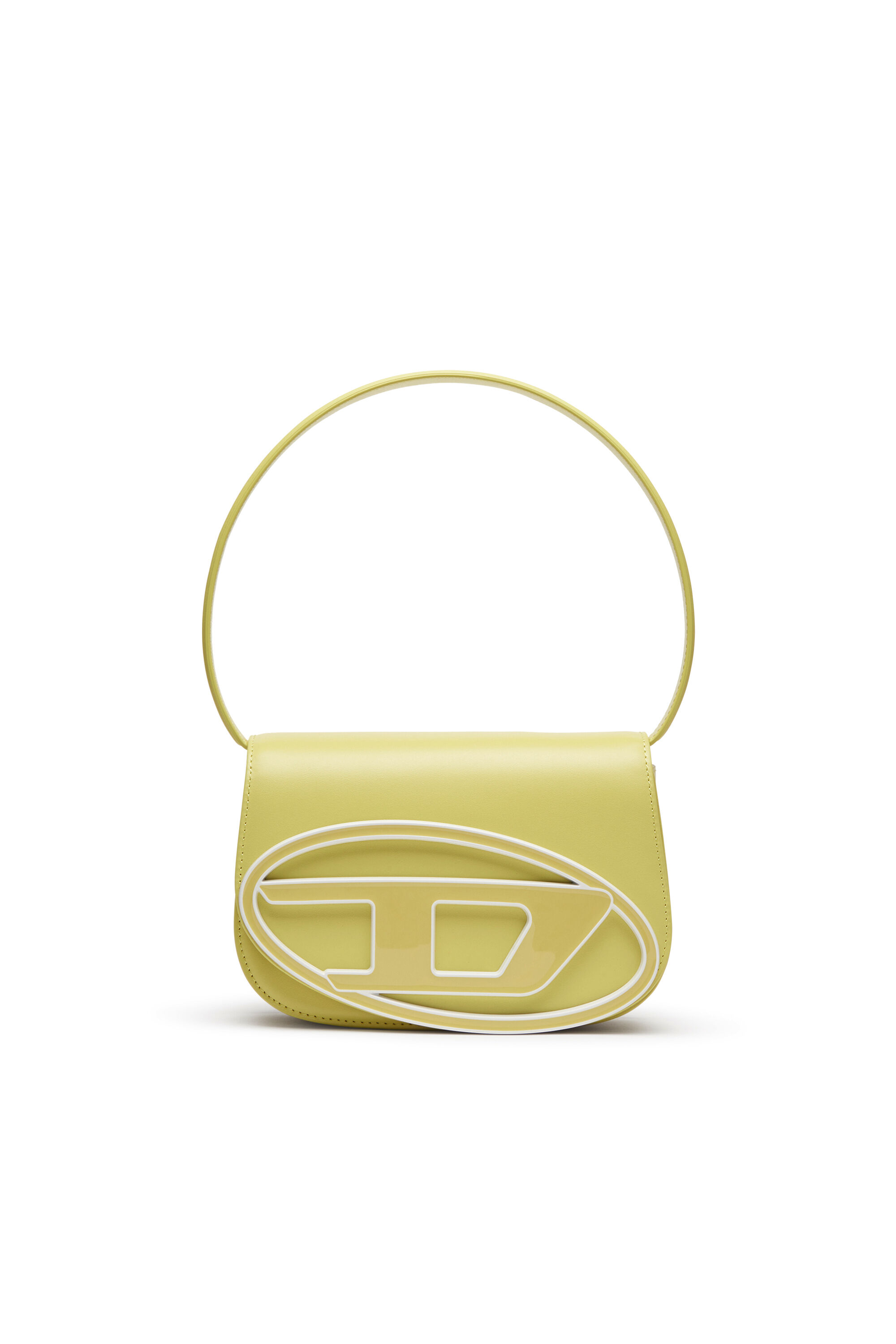 Diesel - 1DR, Femme 1DR-Sac à bandoulière emblématique en cuir pastel in Jaune - Image 1