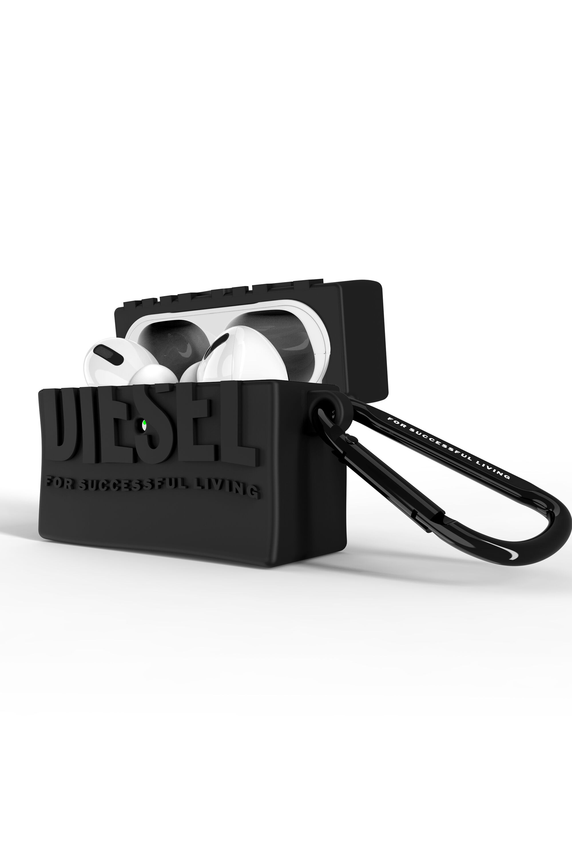 Diesel - 60080 AIRPOD CASE, Coque pur Airpods Pro/Pro 2 Mixte in Noir - 3