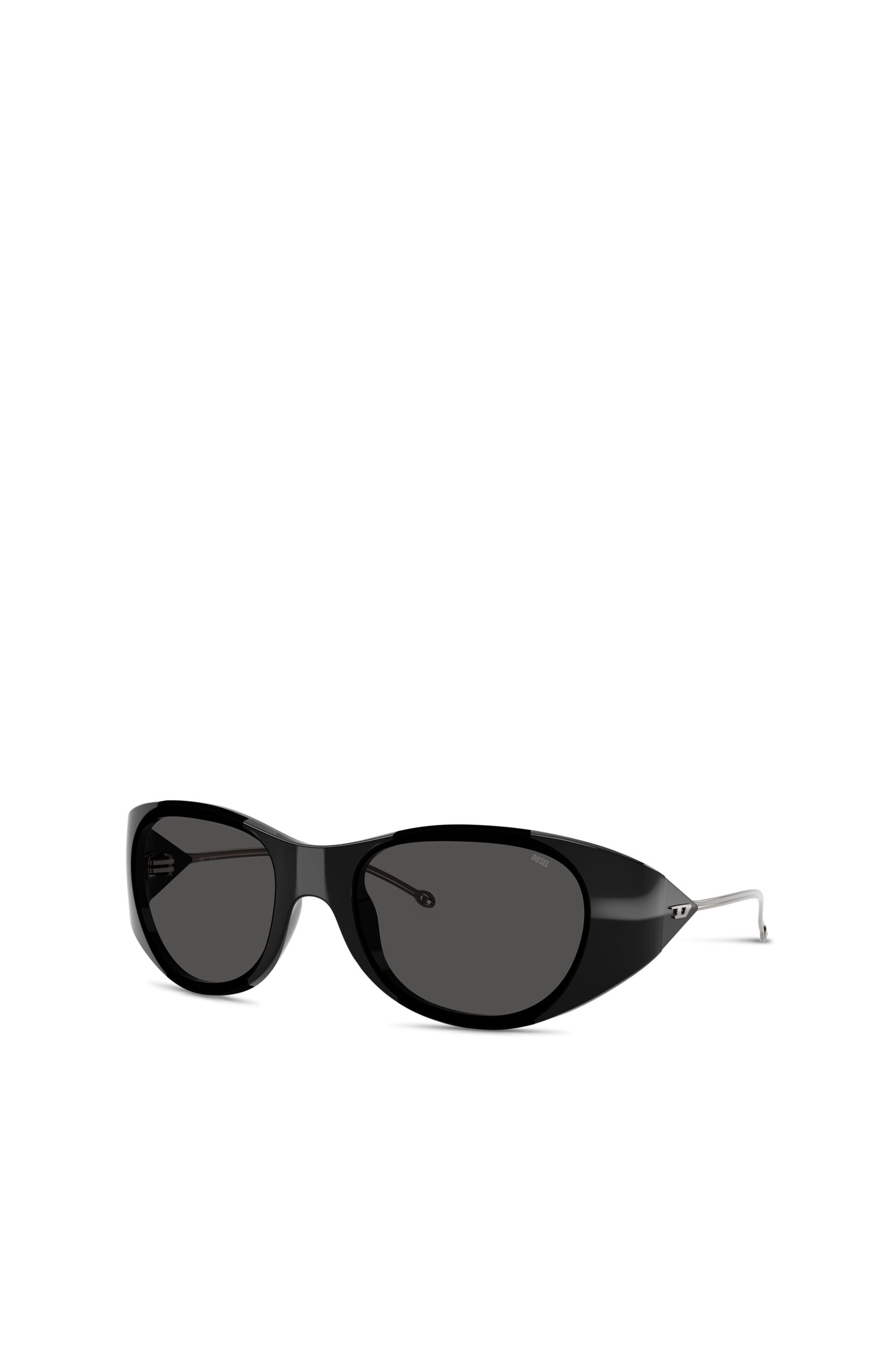 Women's Iconic oval sunglasses | Grey | Diesel
