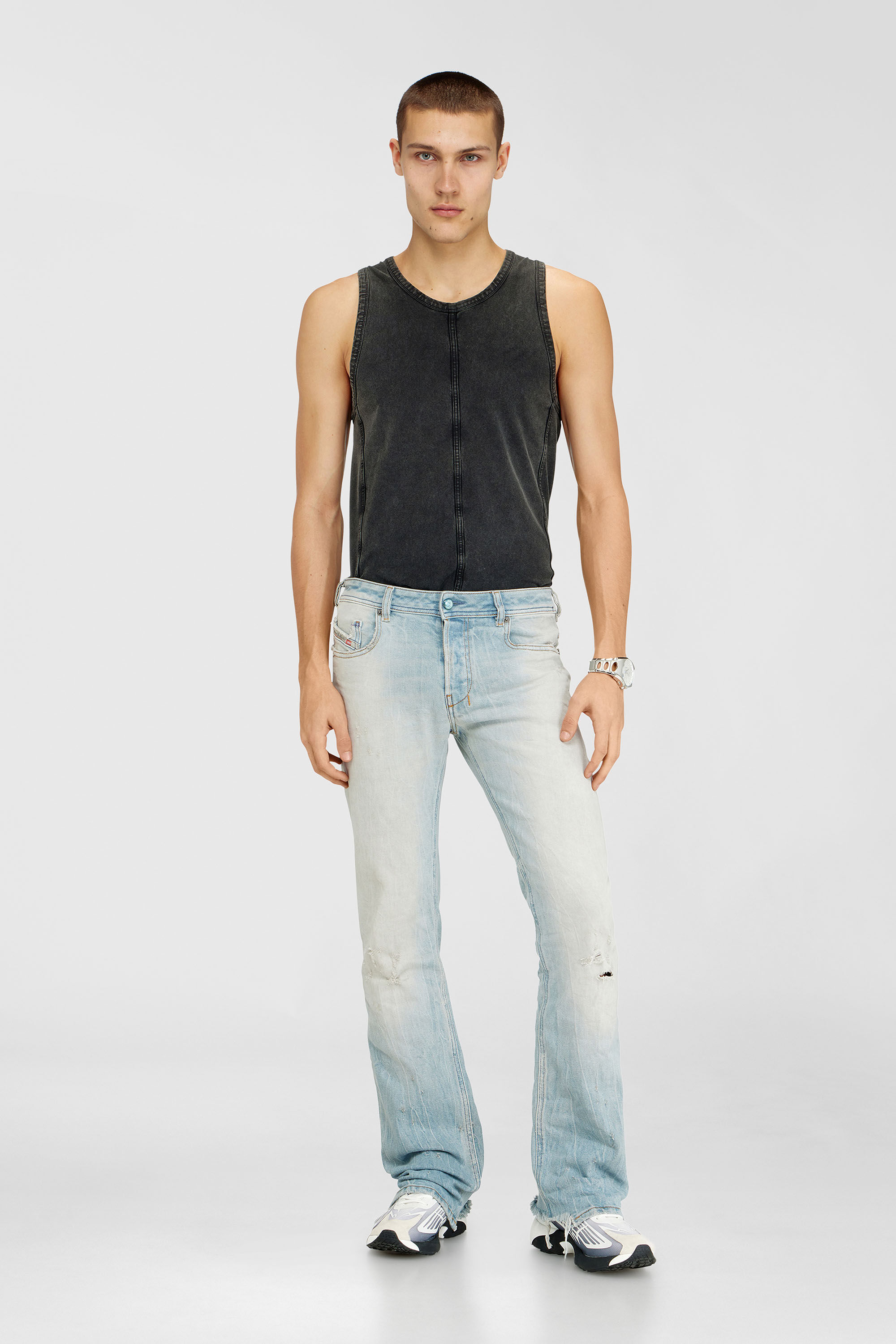 Diesel - Bootcut Jeans 2007 Zatiny 09N47 Homme, Bleu Clair - Image 1