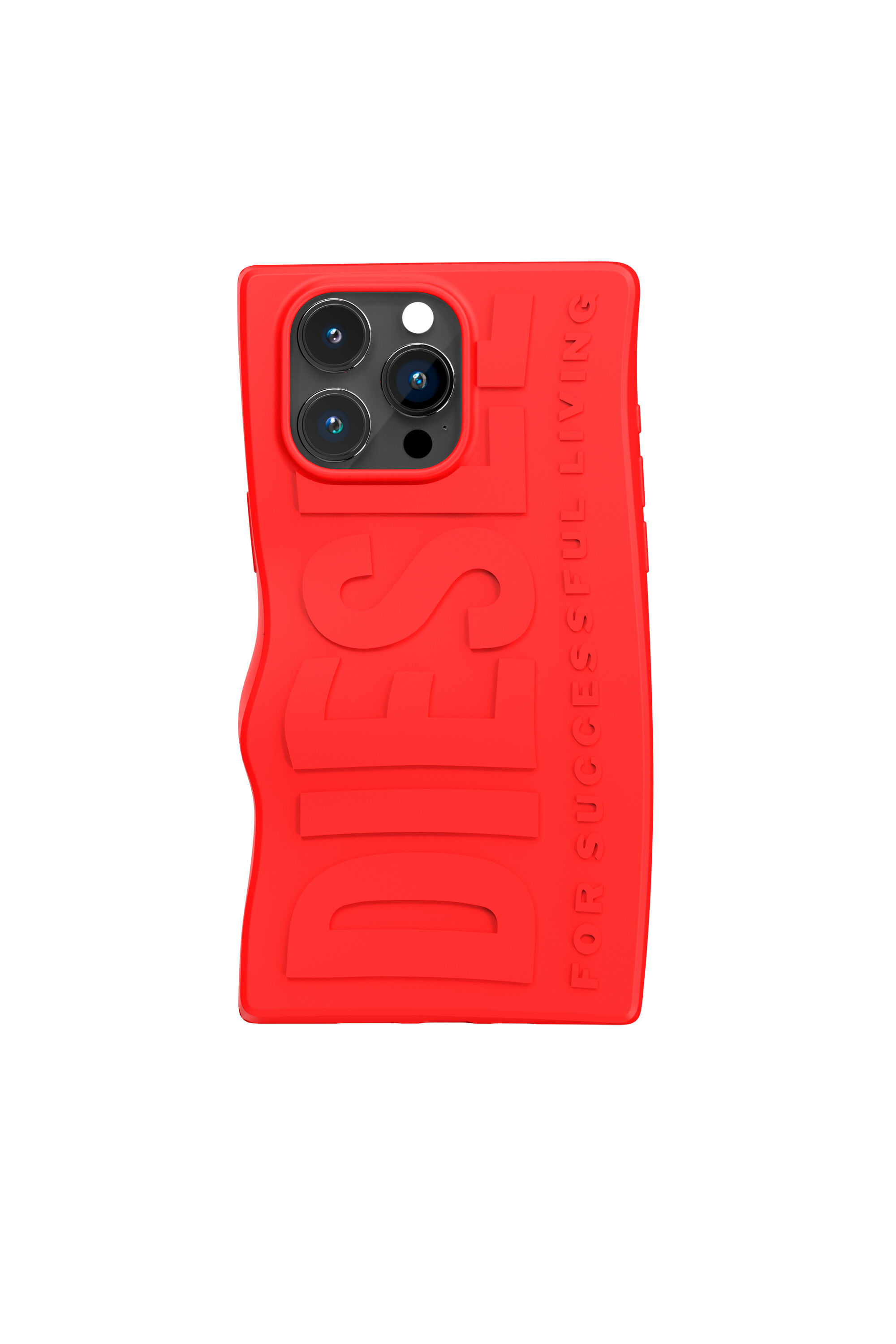 Diesel - 54119 MOULDED CASE, Unisex D By case iP15 Pro Max in Red - Image 2