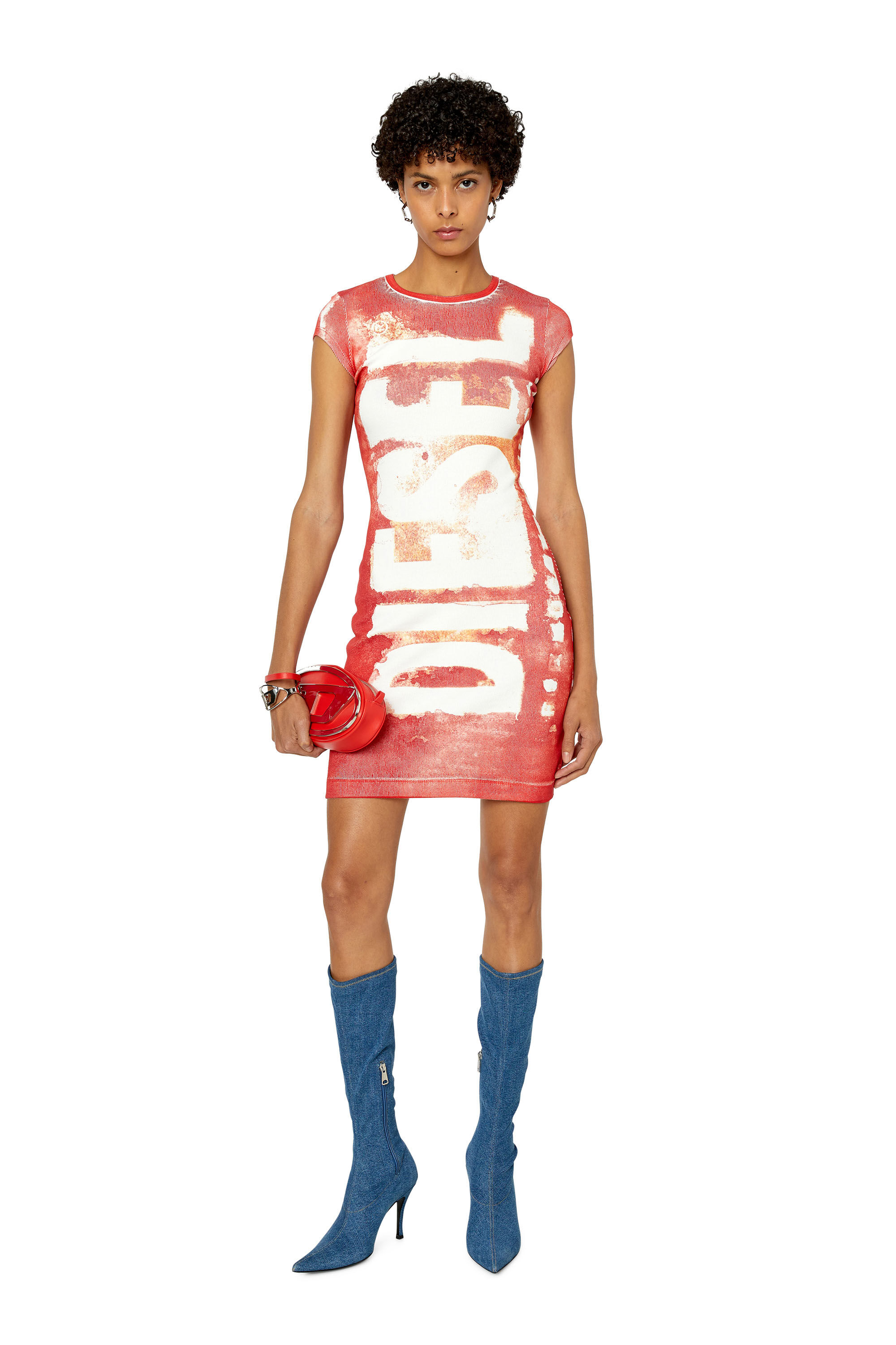 Diesel - D-ANGIEL-RIB, Red - Image 1