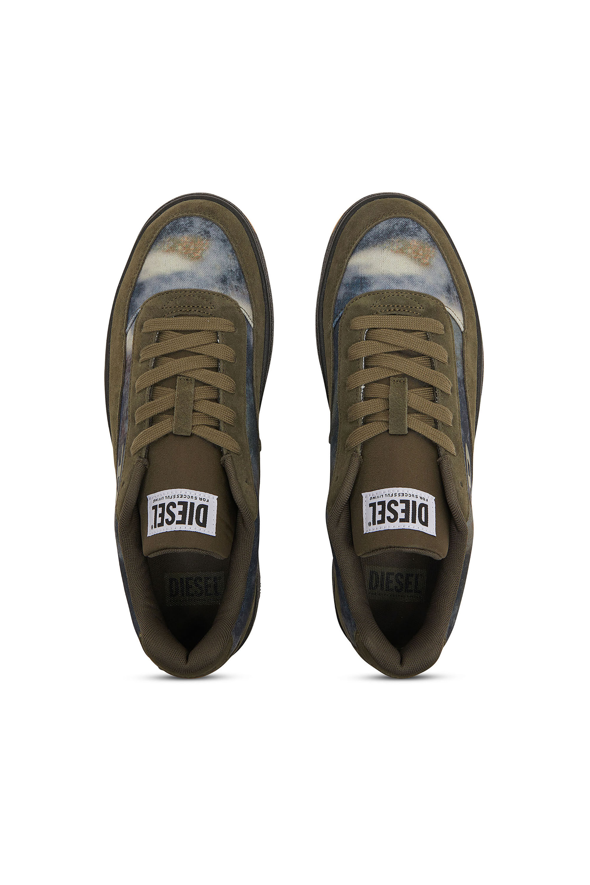 Diesel - S-TRACKER-D LOW, S-Tracker-D-Chaussures en cuir à lacets Homme in Polychrome - 4
