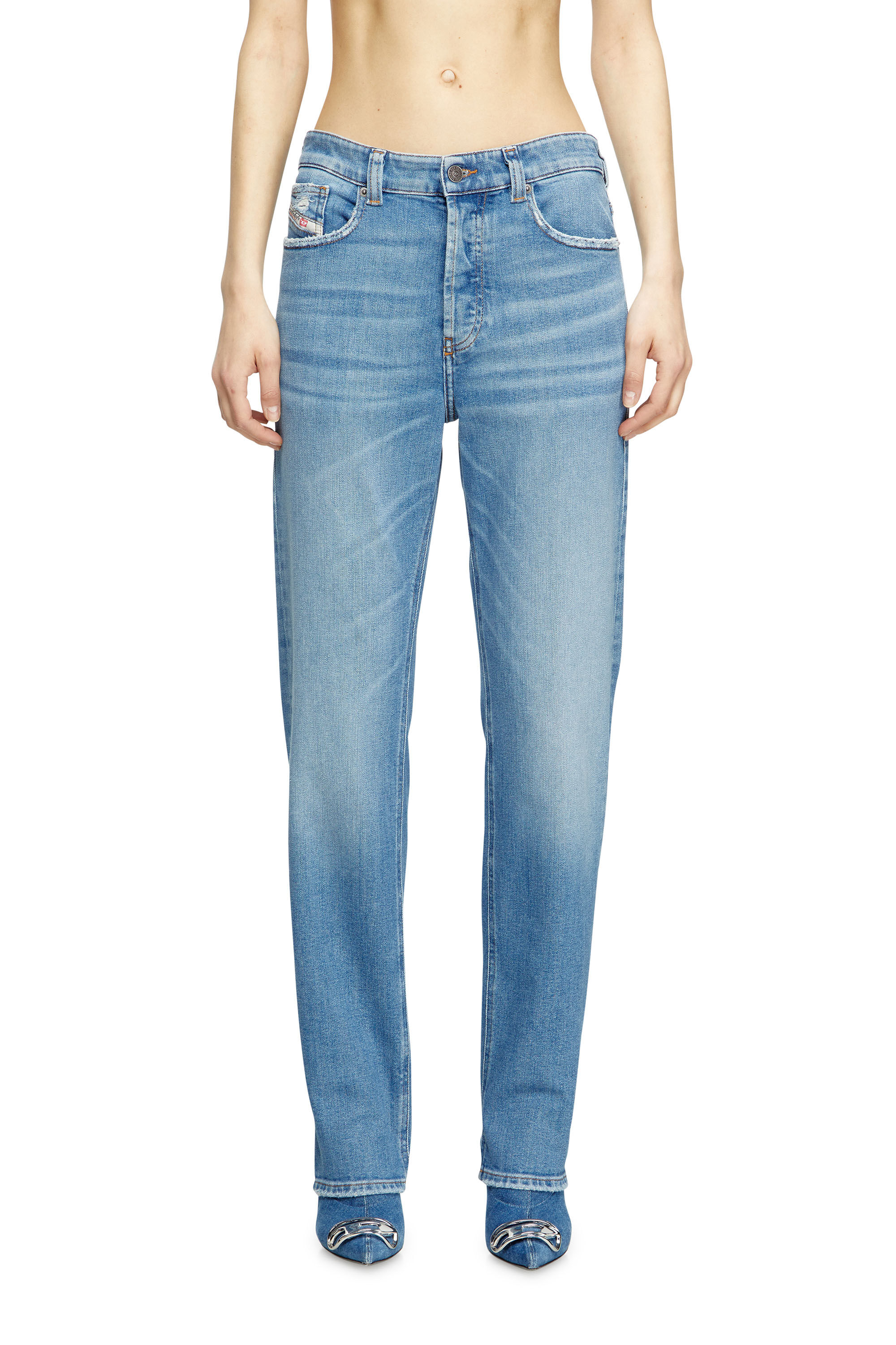Diesel - Regular Jeans 1988 D-Ark 09M22 Femme, Bleu Clair - Image 3