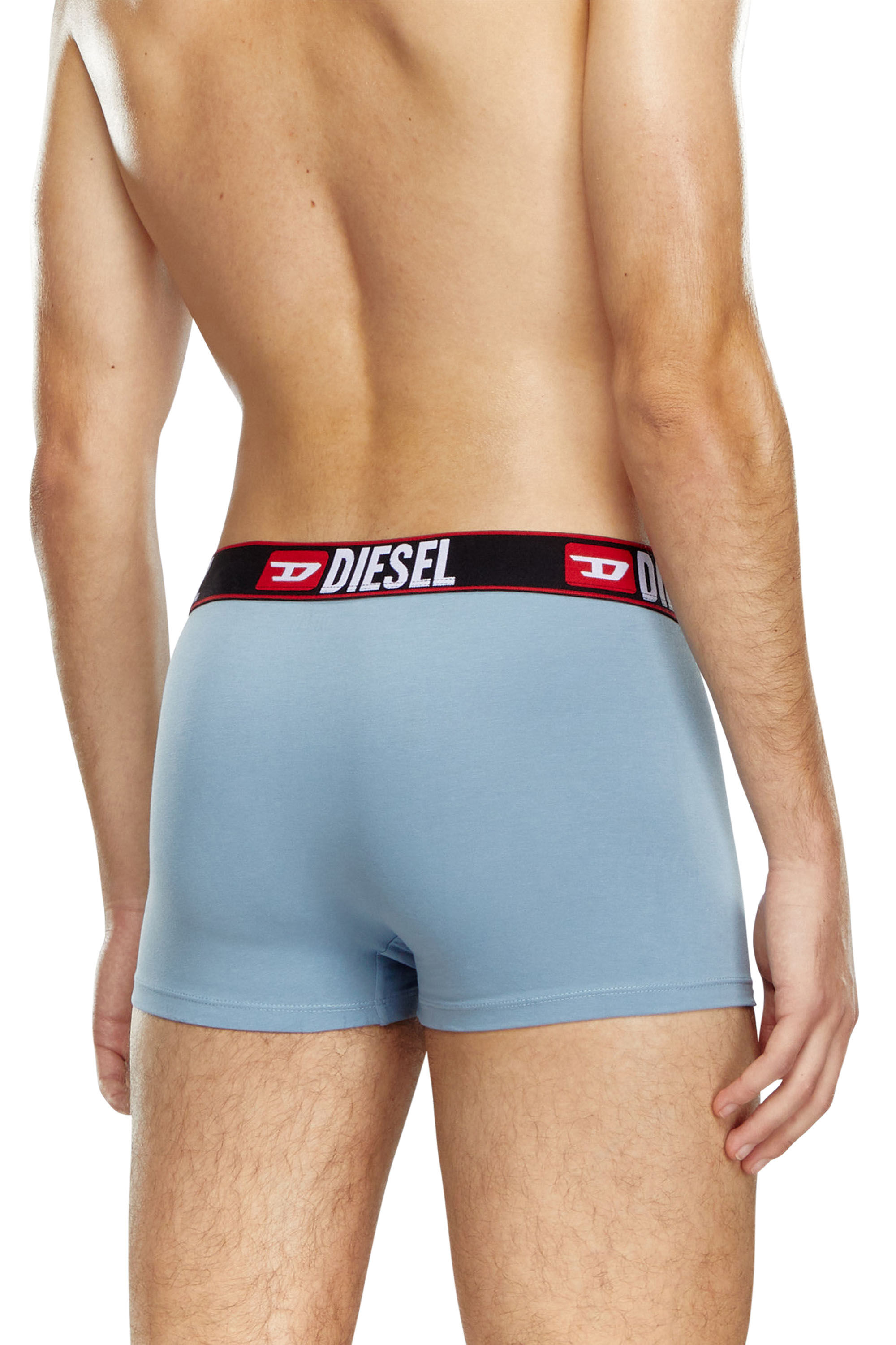 Diesel - UMBX-DAMIENTHREEPACK, Lot de 3 boxers avec motif nuage Homme in Bleu - 4