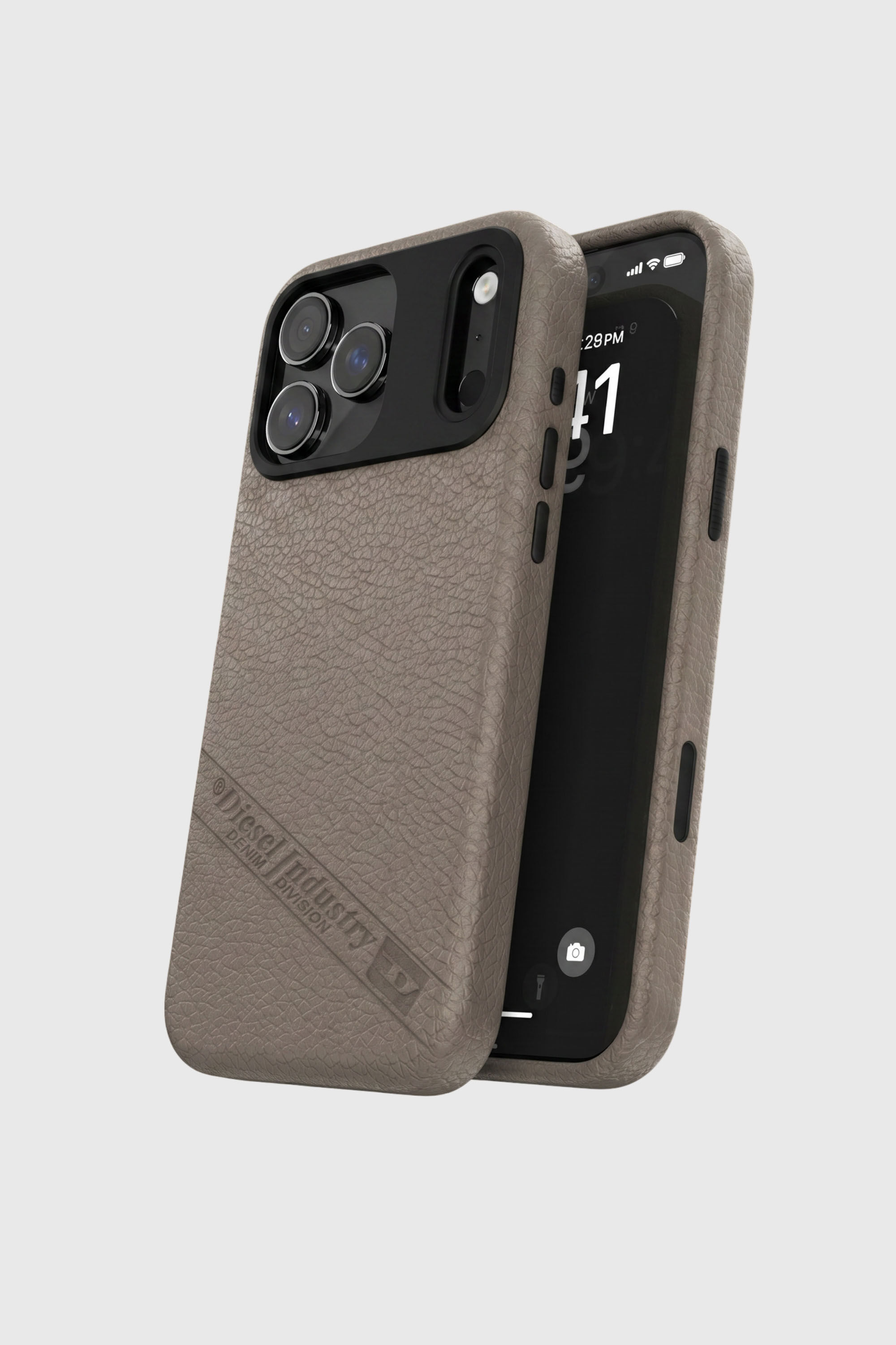 Diesel - 60645 MOULDED CASE, Coque Flag D avec MagSafe pour iPhone 17 Pro Max Mixte in Beige - 4