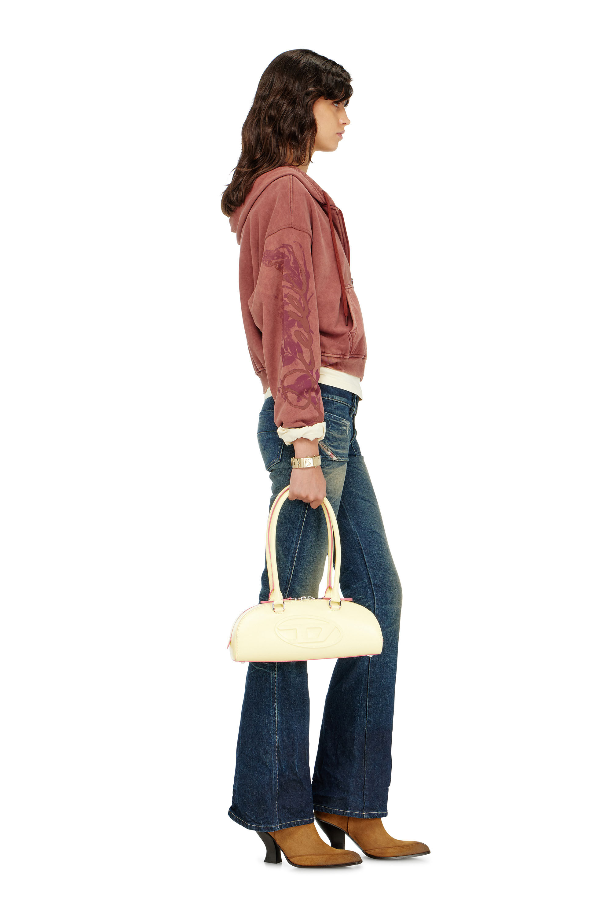 Diesel - Bootcut Jeans D-Hush 007EH Femme, Bleu Fonc&eacute; - Image 2