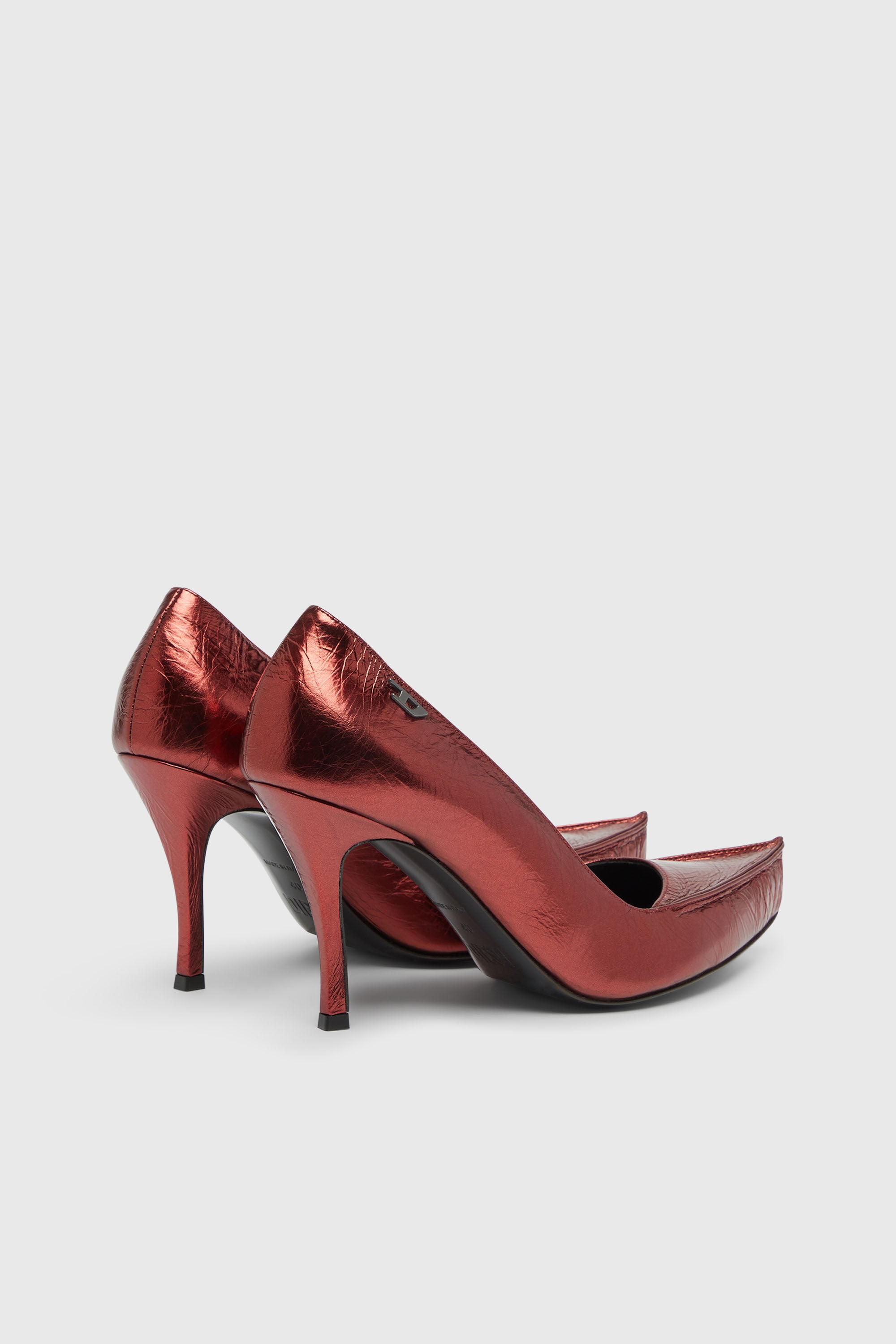 Diesel - D-LUCETTE-90-PUMP D, D-Lucette-Escarpins en cuir miroir Femme in ToBeDefined - 3